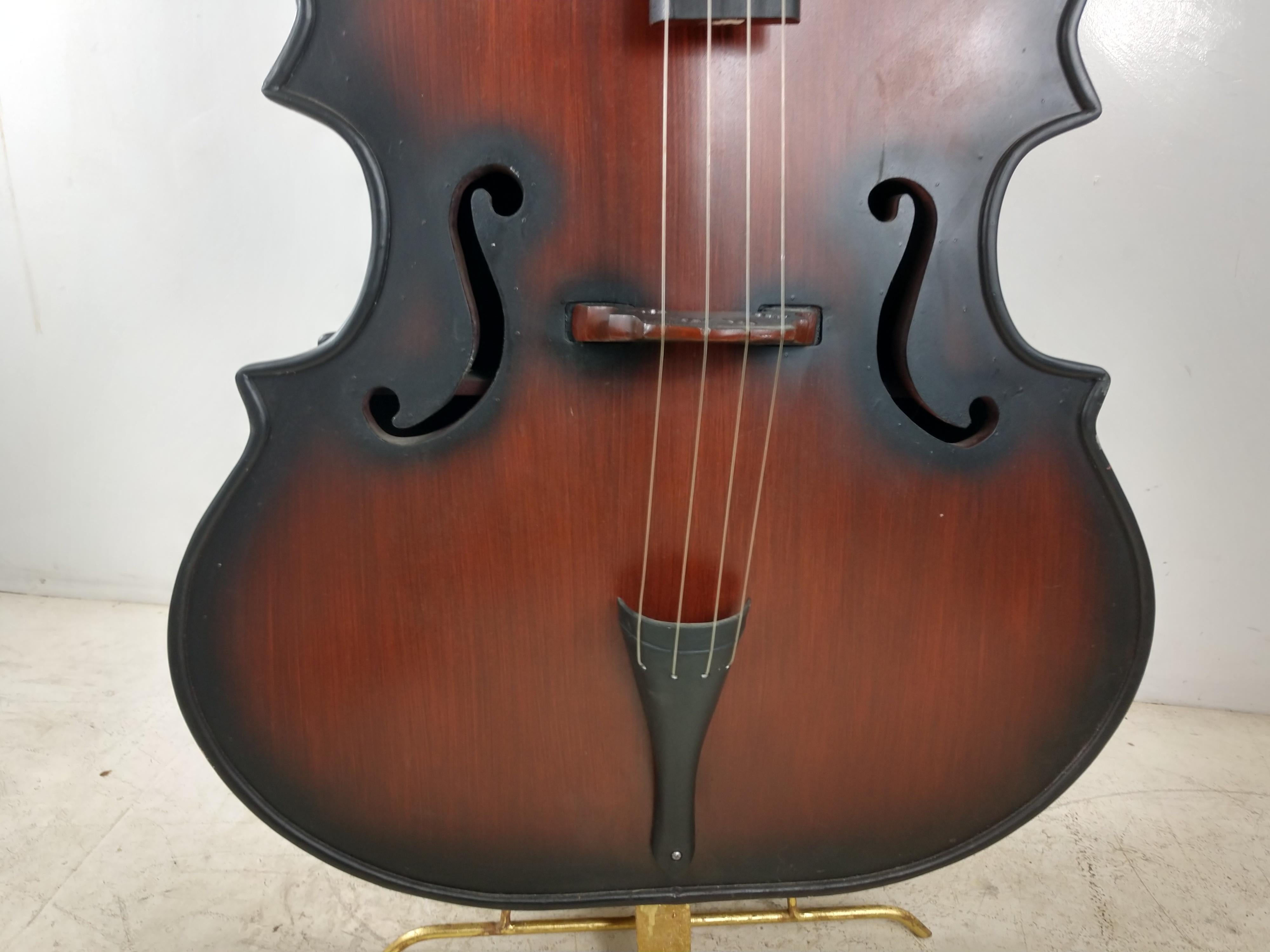 Bass Fiddle Cello Liquor Storage Cabinet 1