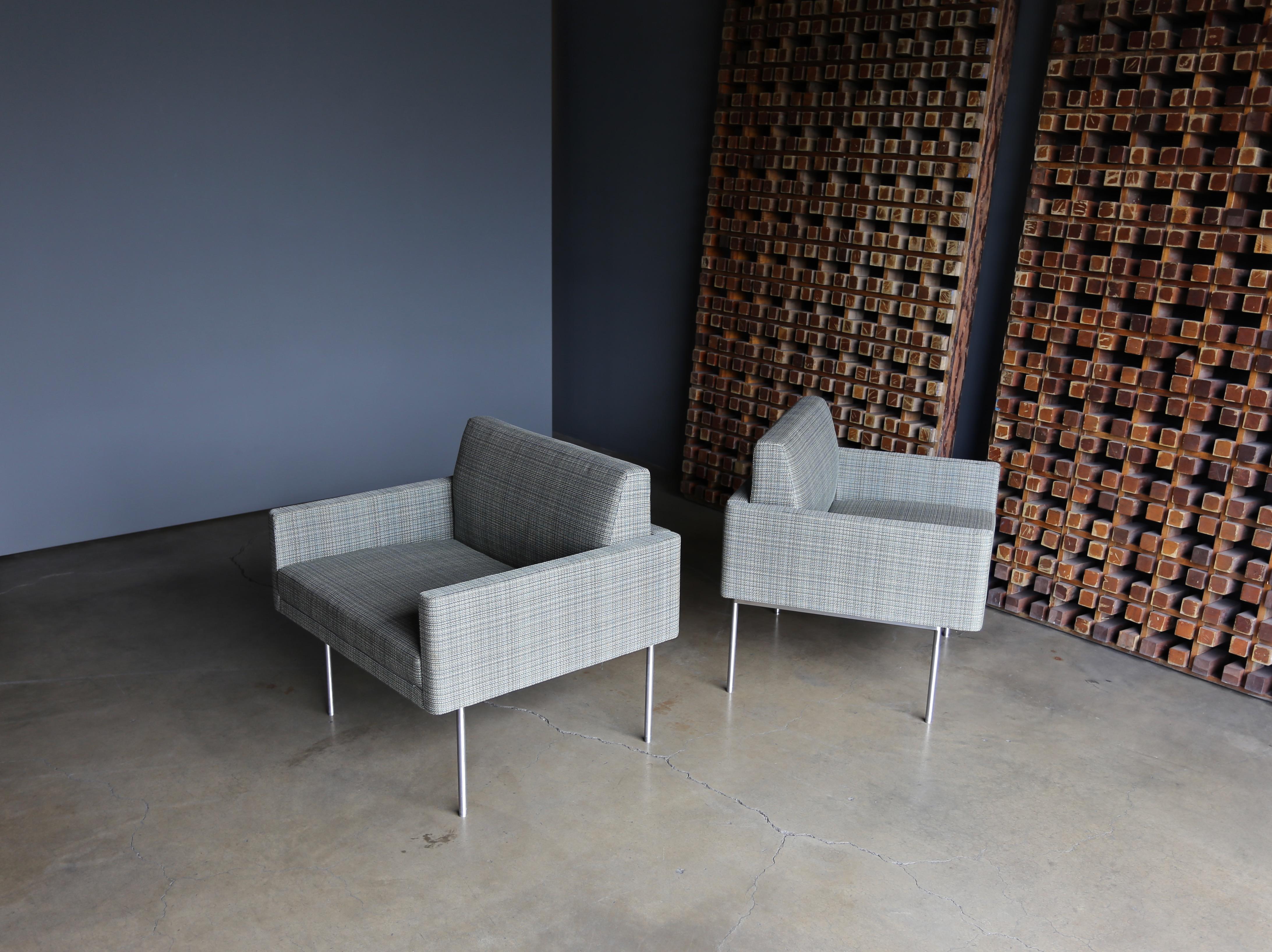 Bassam Fellows Tuxedo Component Lounge Chairs for Geiger, 2015 In Good Condition In Costa Mesa, CA