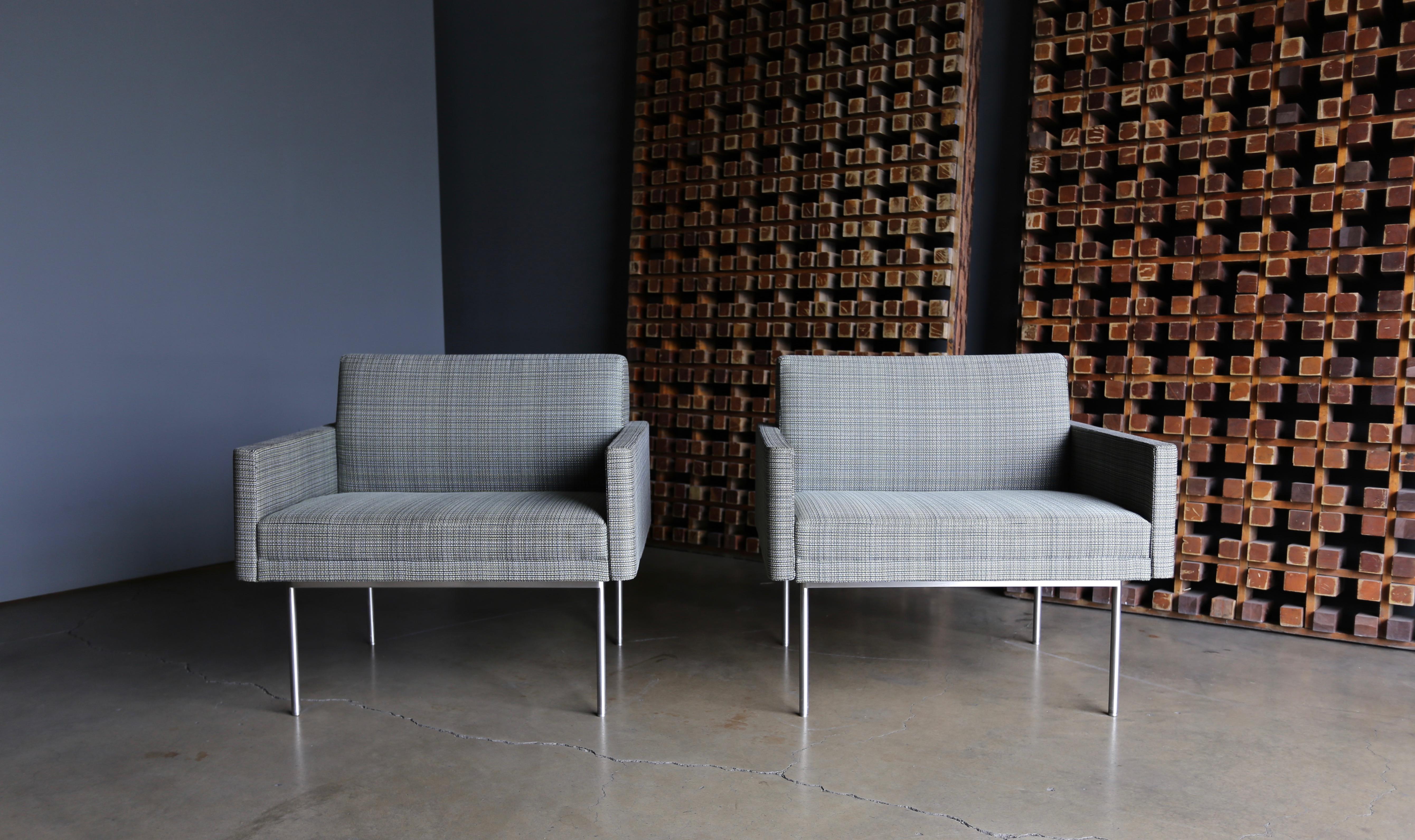 Contemporary Bassam Fellows Tuxedo Component Lounge Chairs for Geiger, 2015