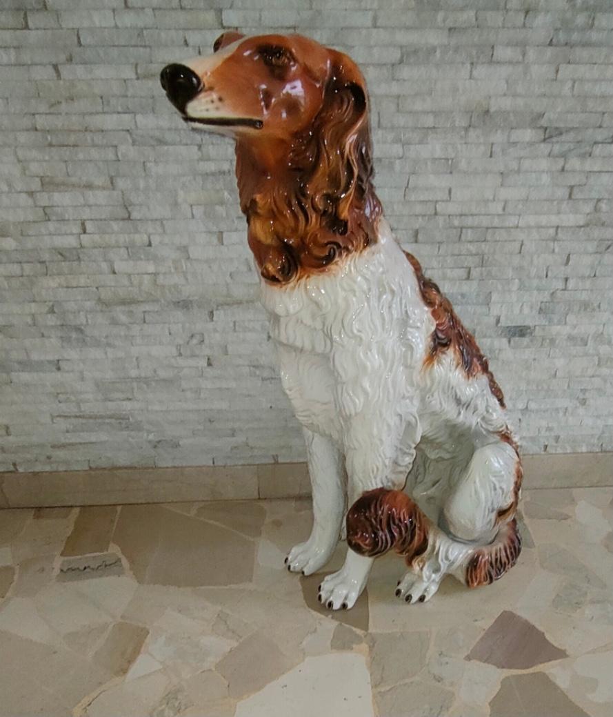 Bassano Dog Ceramic, 1940, Italy  For Sale 3