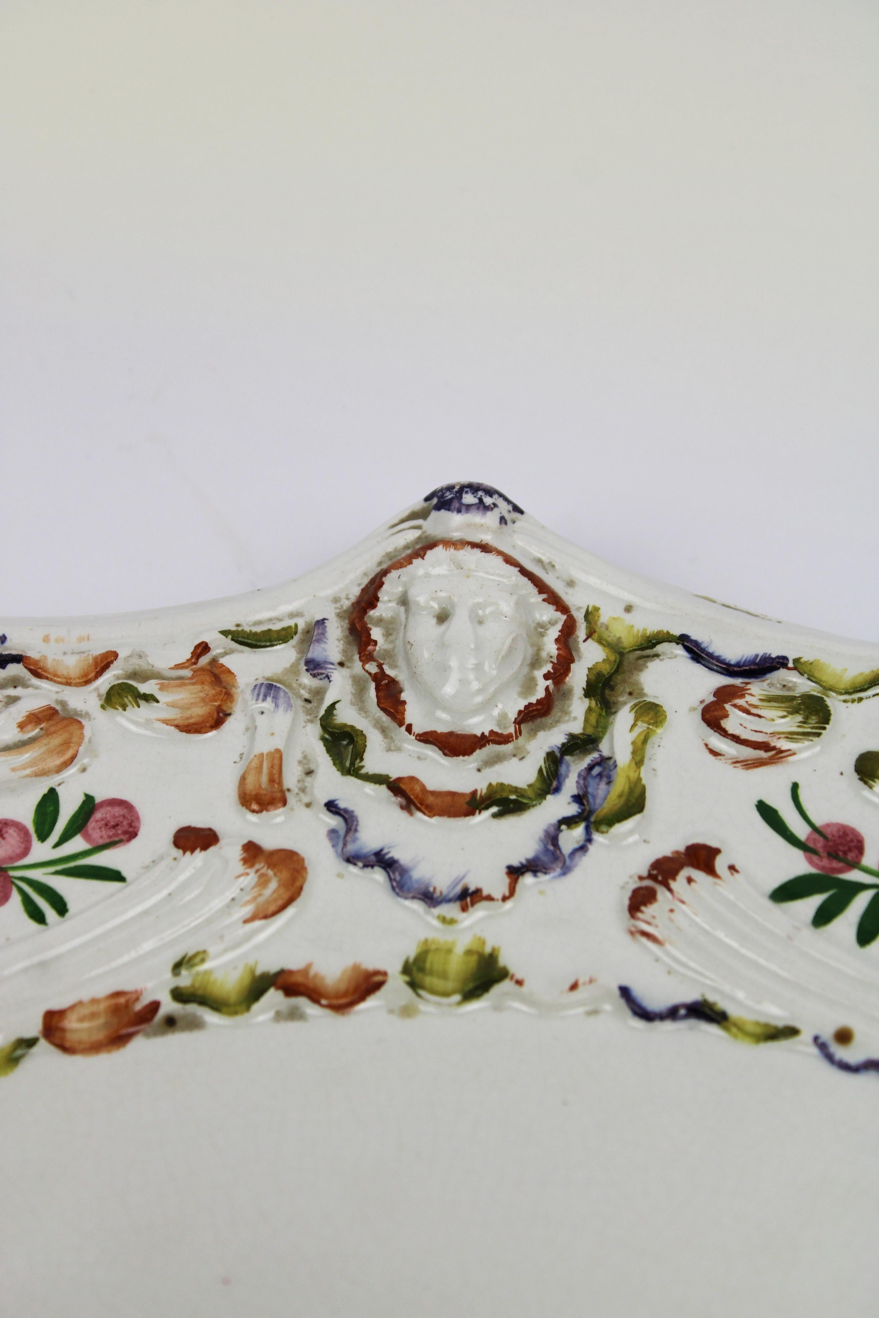 Bassano Tea & Coffee Set Italian floral Hand painted Ceramic 1960's Italy In Good Condition For Sale In Antwerpen, BE