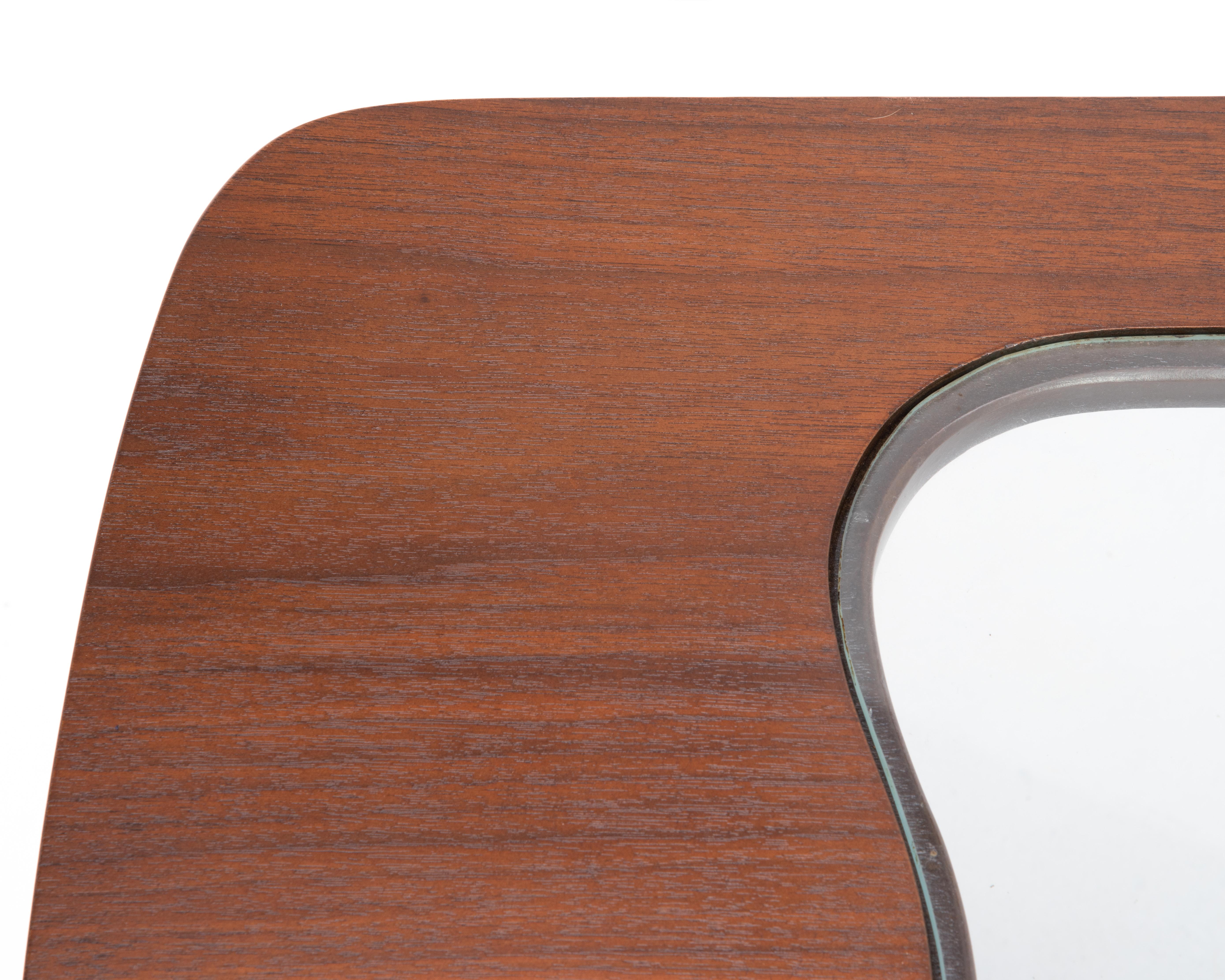 Bassett Coffee Table Mid Century Modern Walnut After Adrian Pearsall 2