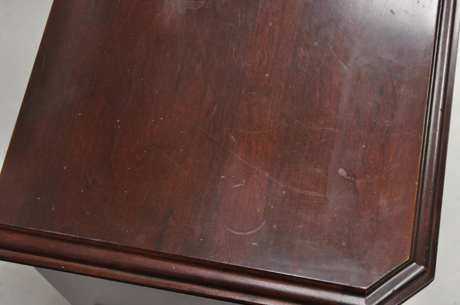 Bassett Furniture Eden House 2 Drawer Cherry Nightstand Bedside Table - a Pair For Sale 2