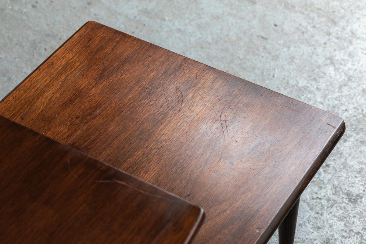 Bassett Furniture Side Table in Walnut, made in the USA, 1960s 10