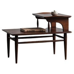 Bassett Furniture Beistelltisch aus Nussbaum, hergestellt in den USA, 1960er Jahre