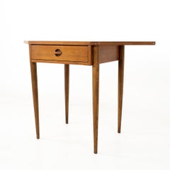 Bassett Mid Century Walnut Corner Table Desk