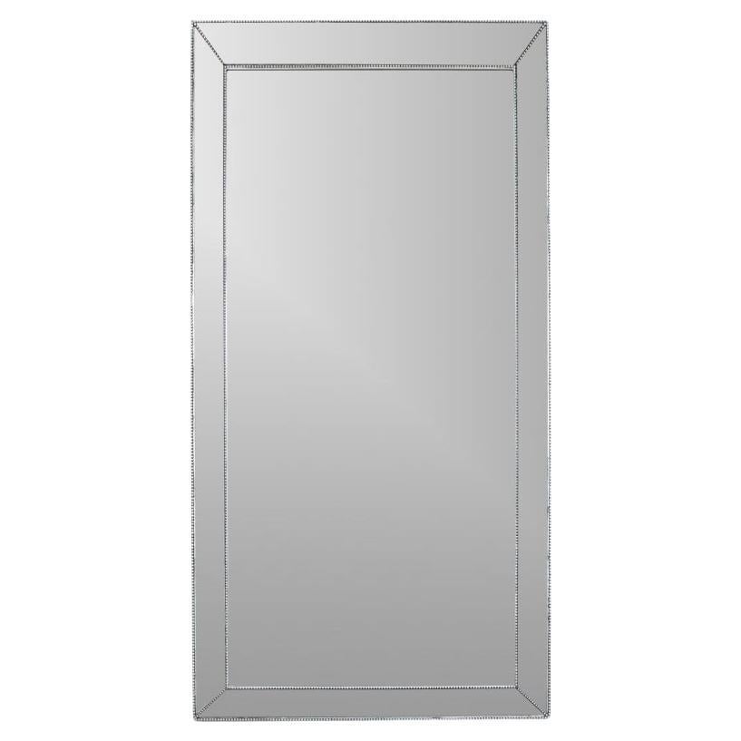 Bassett Mirror Beaded Leaner Mirror For Sale