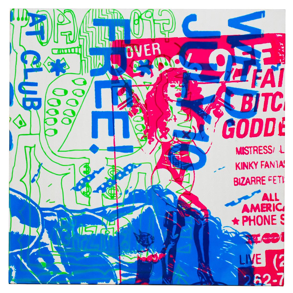 The Faile Bast Deluxx Fluxx Arcade Vinyl (Unique Cover) - Print by Bast x Faile