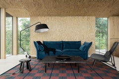 Bastad Red, Modern Dhurrie or Kilim Rug in Scandinavian Design