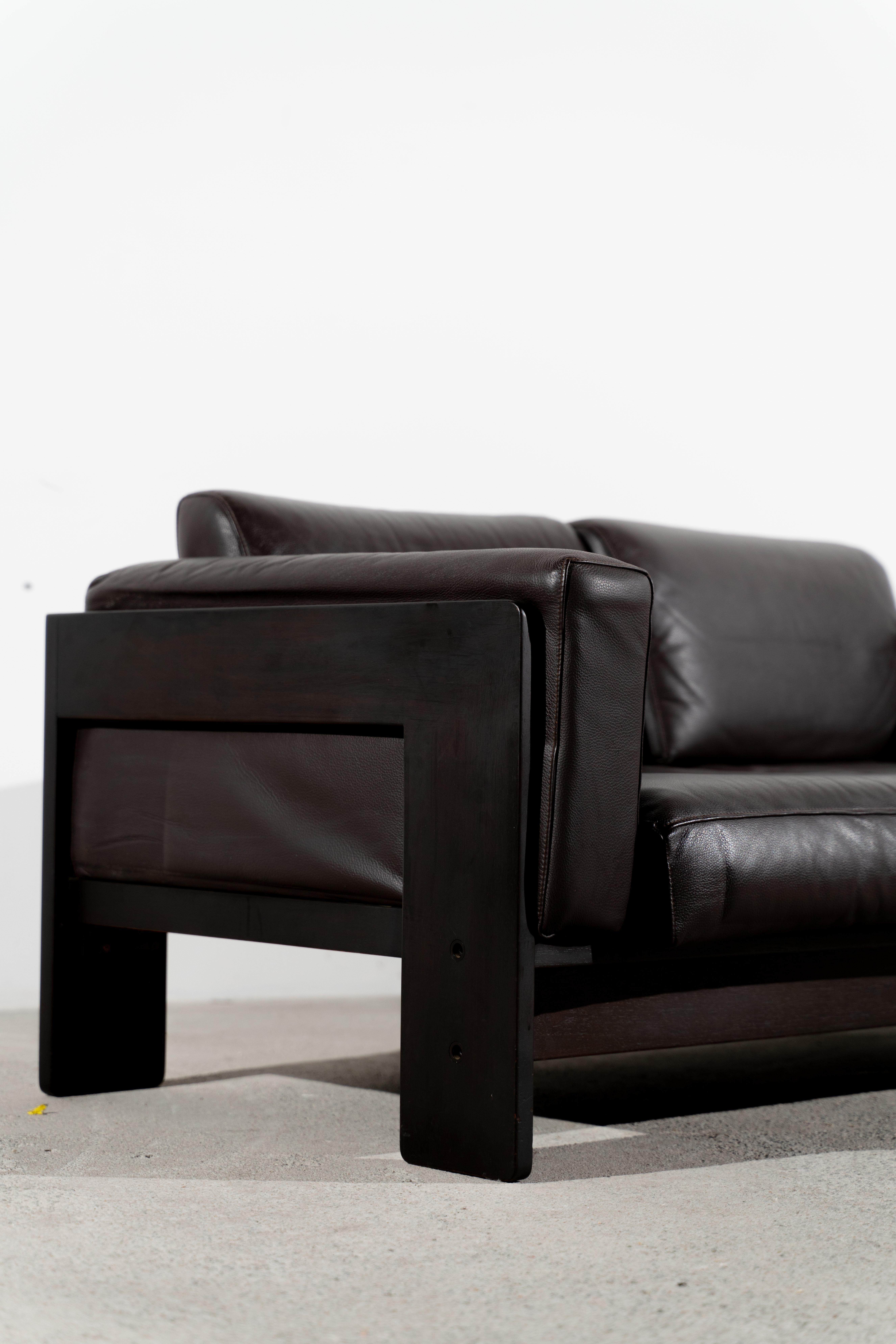 Mid-Century Modern Bastian Sofa Tobia & Afra Scarpa Gavina knoll International 2 Seater