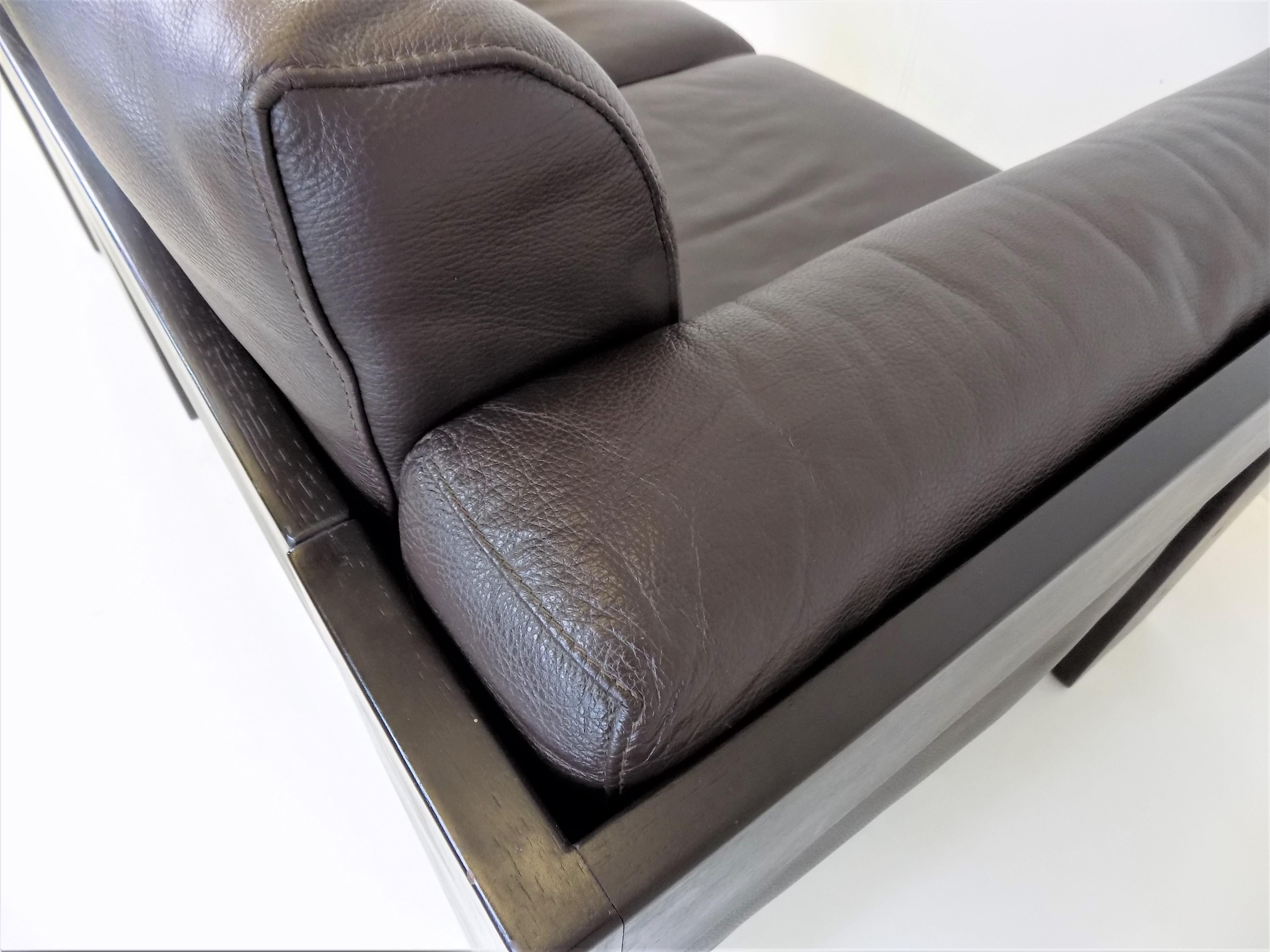 Bastiano 2 Seater Leather Sofa by Tobia & Afra Scarpa for Gavina / Knoll, Italy 4