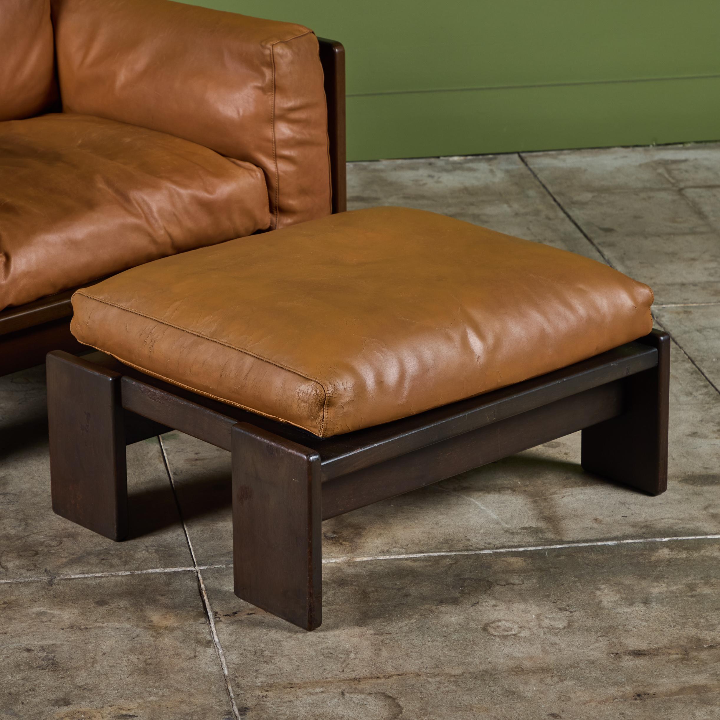 Bastiano Lounge Chair and Ottoman by Tobia Scarpa for Gavina 5