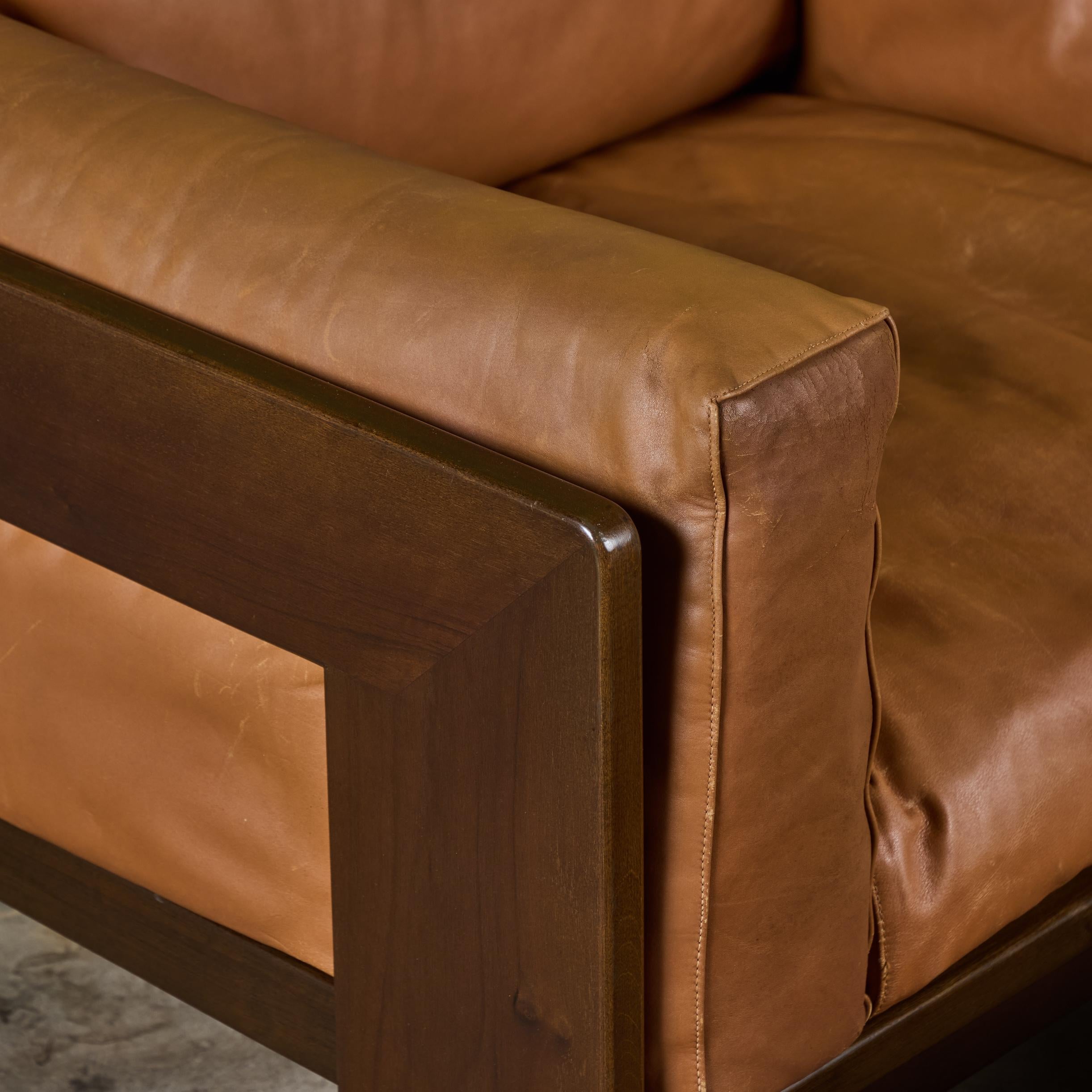 Bastiano Lounge Chair and Ottoman by Tobia Scarpa for Gavina 7