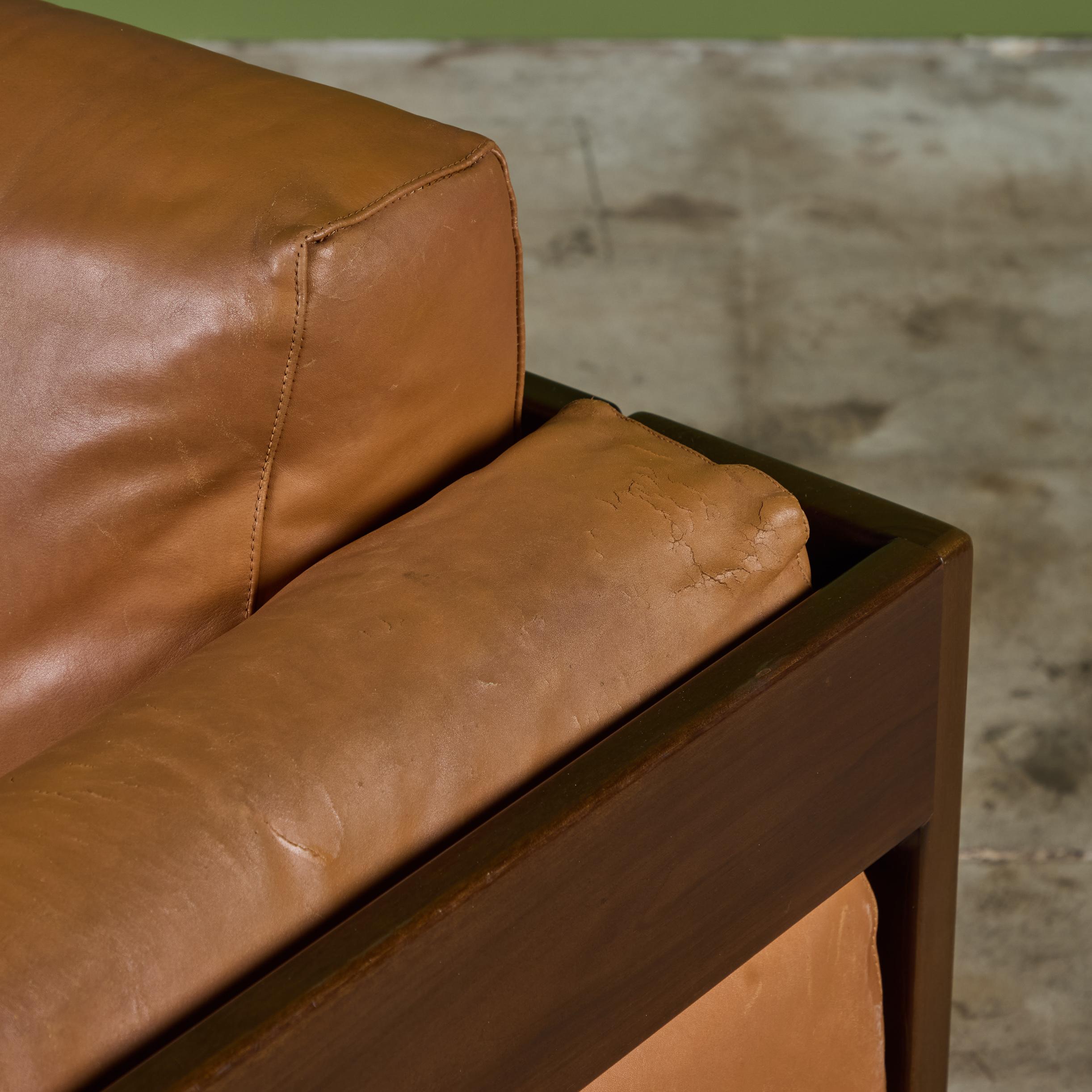 Bastiano Lounge Chair and Ottoman by Tobia Scarpa for Gavina 9