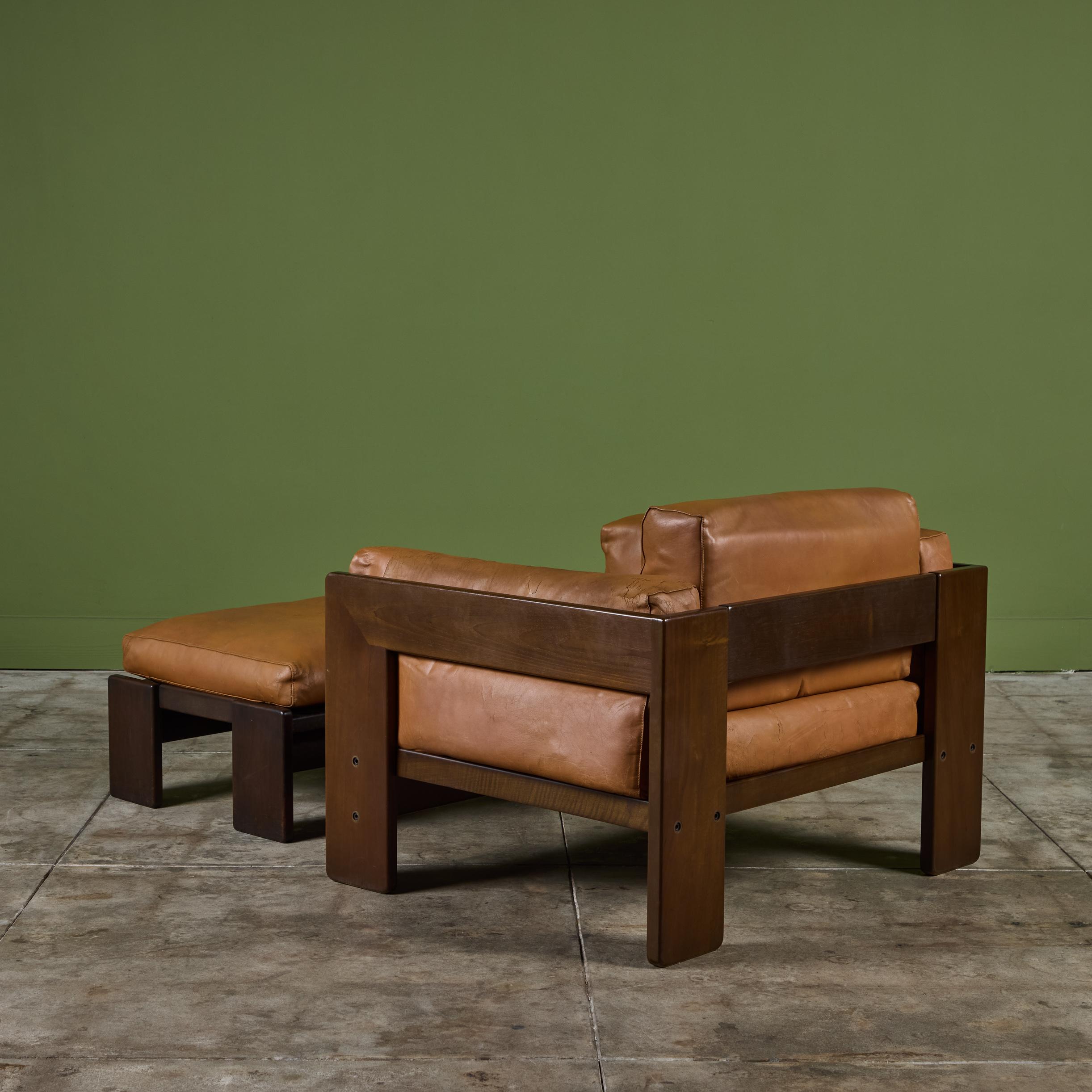 Bastiano Lounge Chair and Ottoman by Tobia Scarpa for Gavina 1