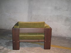 "Bastiano" Sofa and Armchair Set by Tobia Scarpa for Gavina, circa 1965