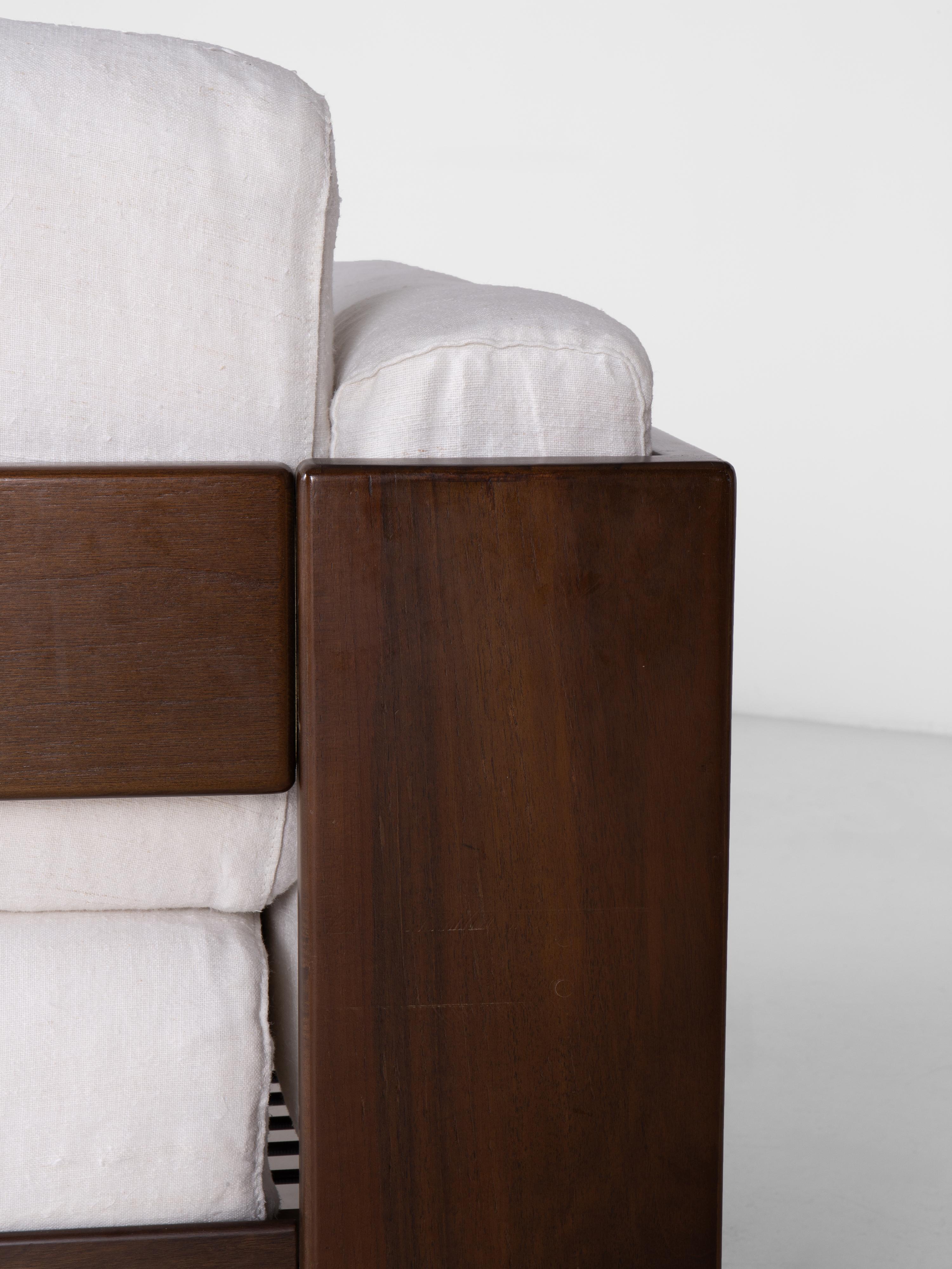 Bastiano sofa in canvas designed by Tobia Scarpa for Gavina 1960 For Sale 4