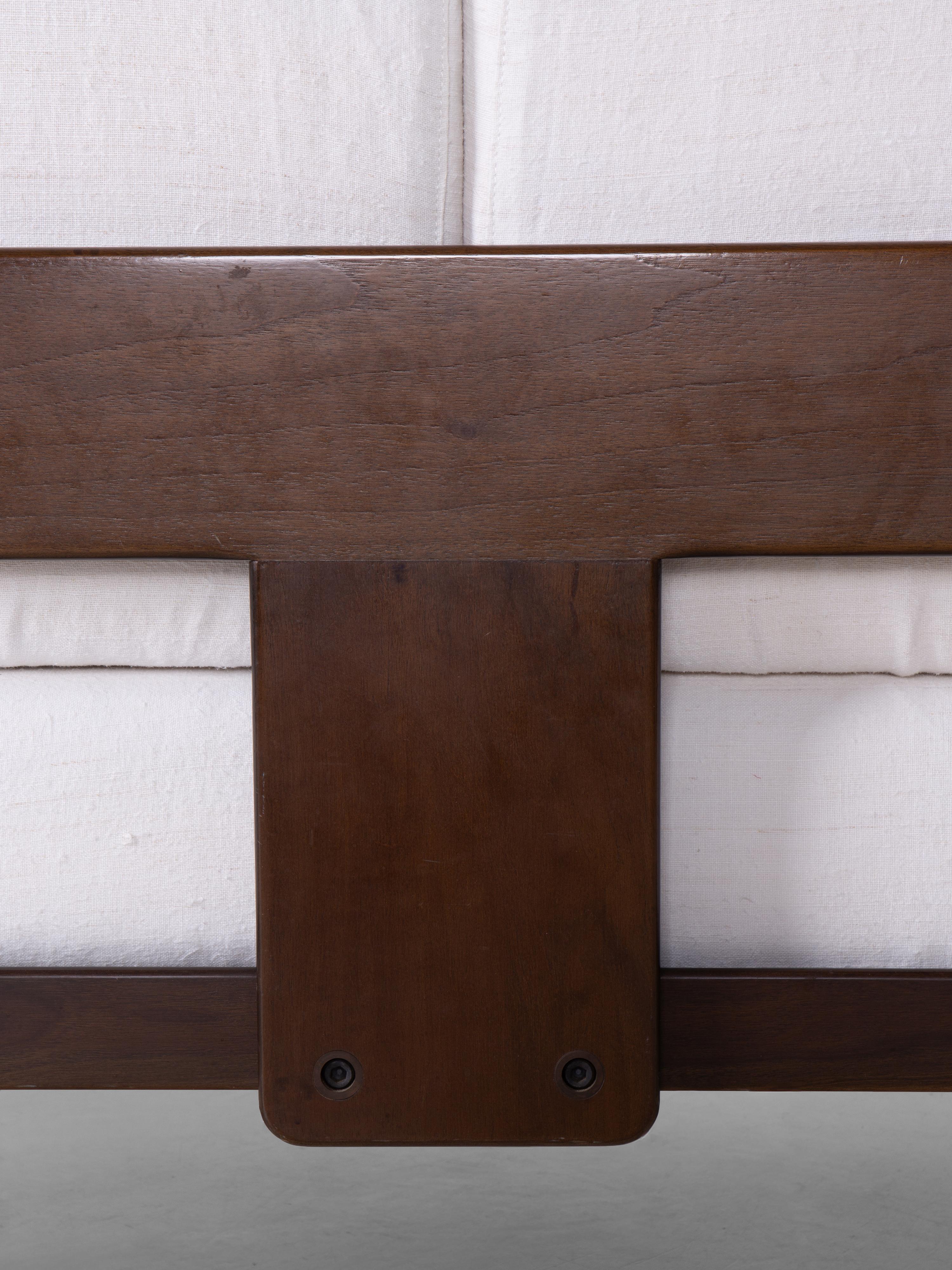 Bastiano sofa in canvas designed by Tobia Scarpa for Gavina 1960 For Sale 5