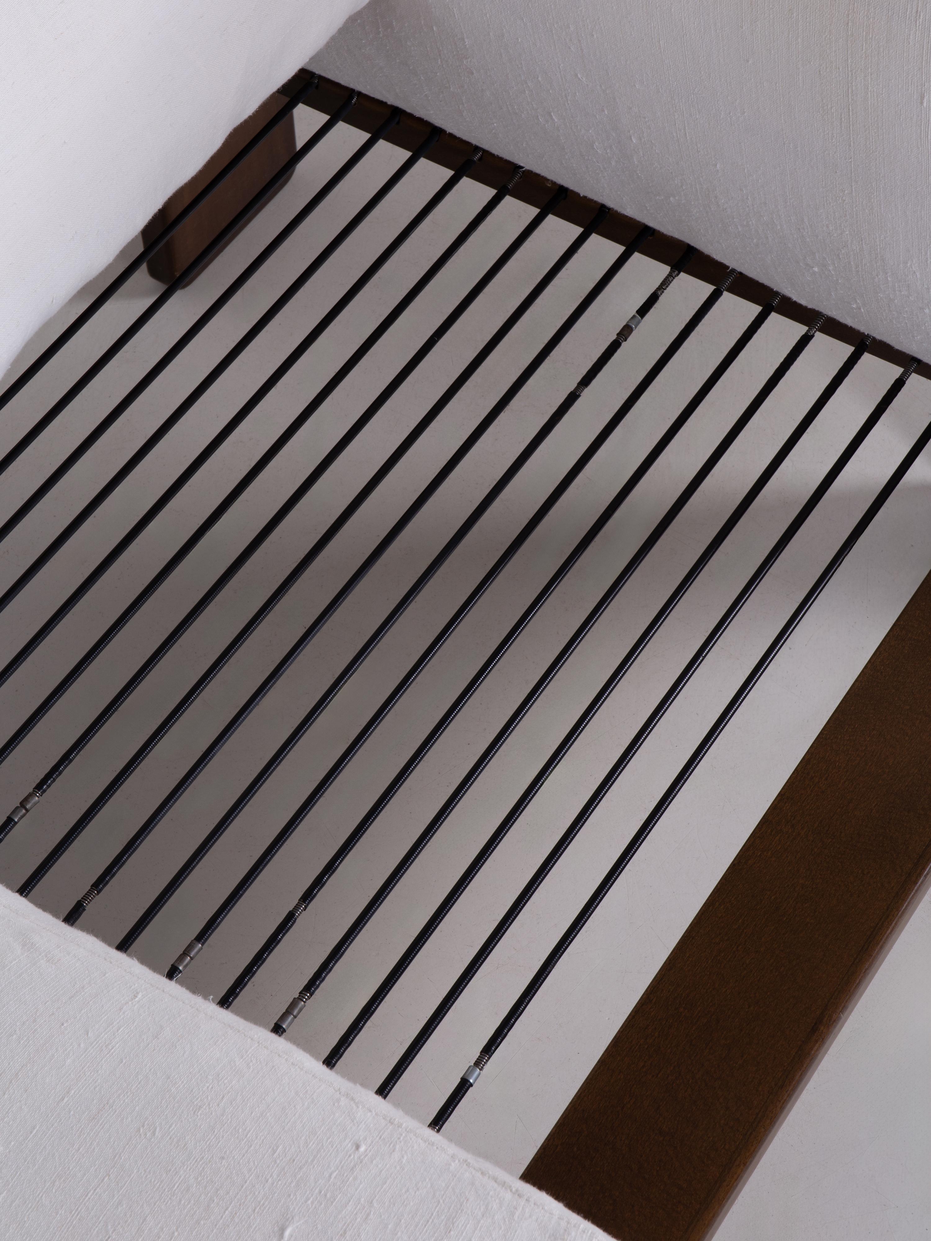 Bastiano sofa in canvas designed by Tobia Scarpa for Gavina 1960 For Sale 6