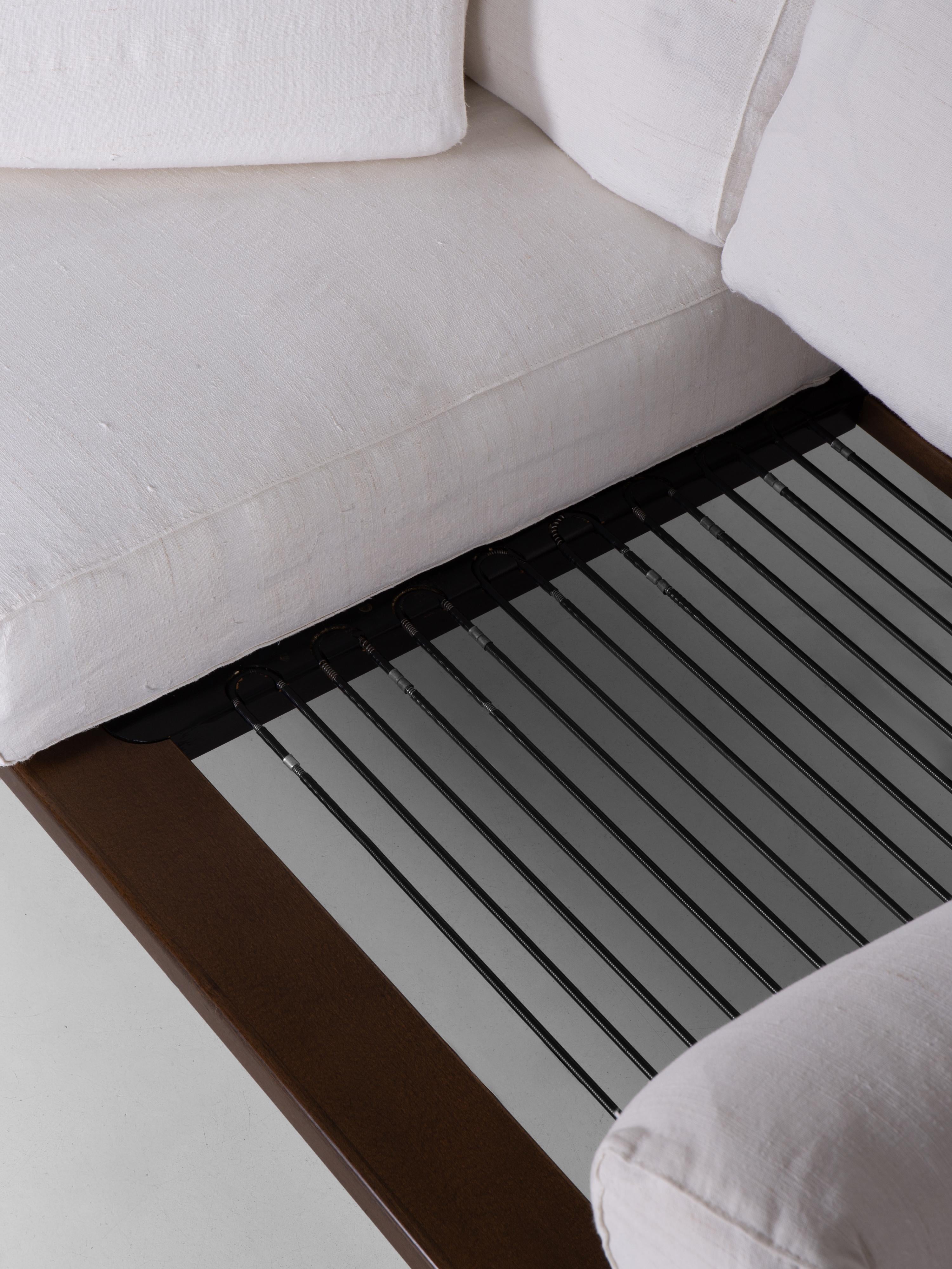 Bastiano sofa in canvas designed by Tobia Scarpa for Gavina 1960 For Sale 7