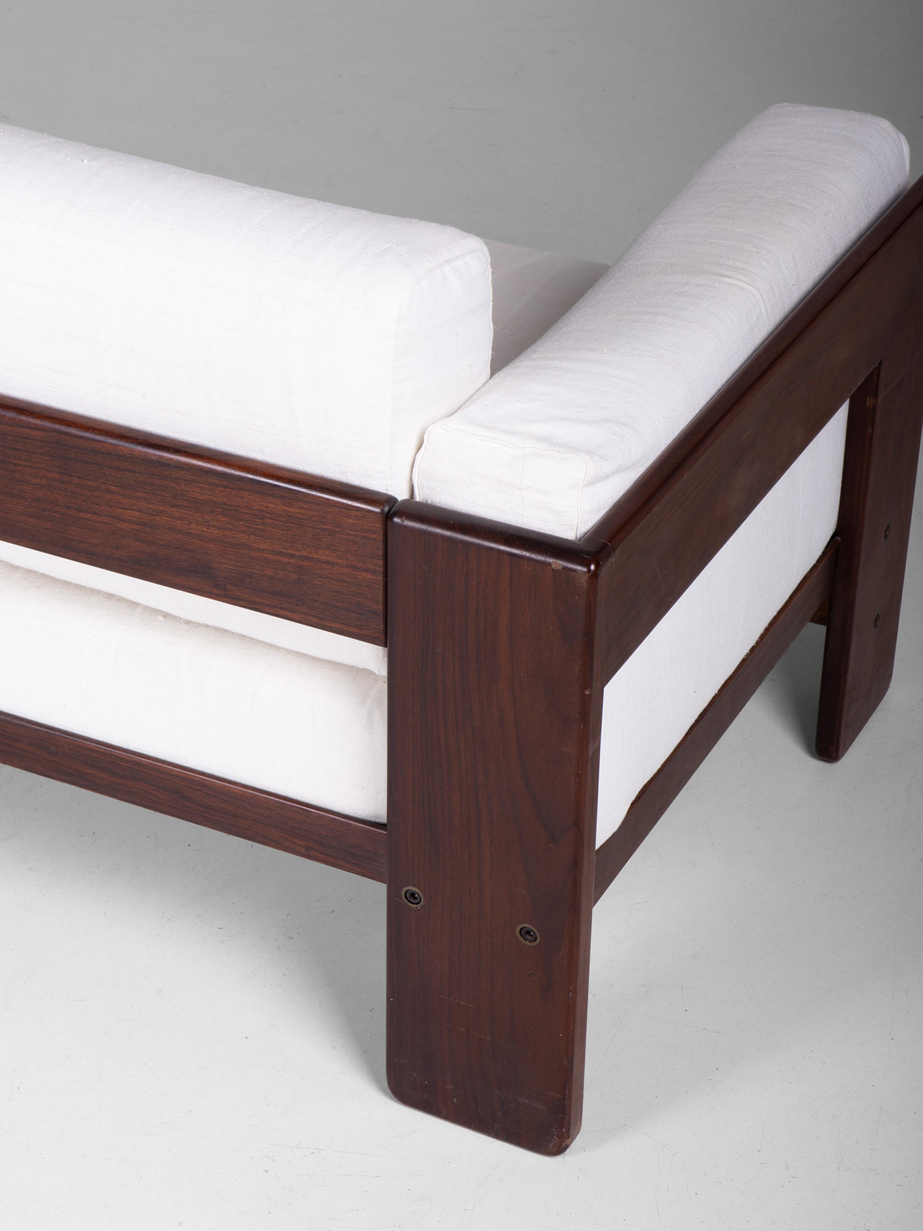 Italian Bastiano sofa in canvas designed by Tobia Scarpa for Gavina 1960