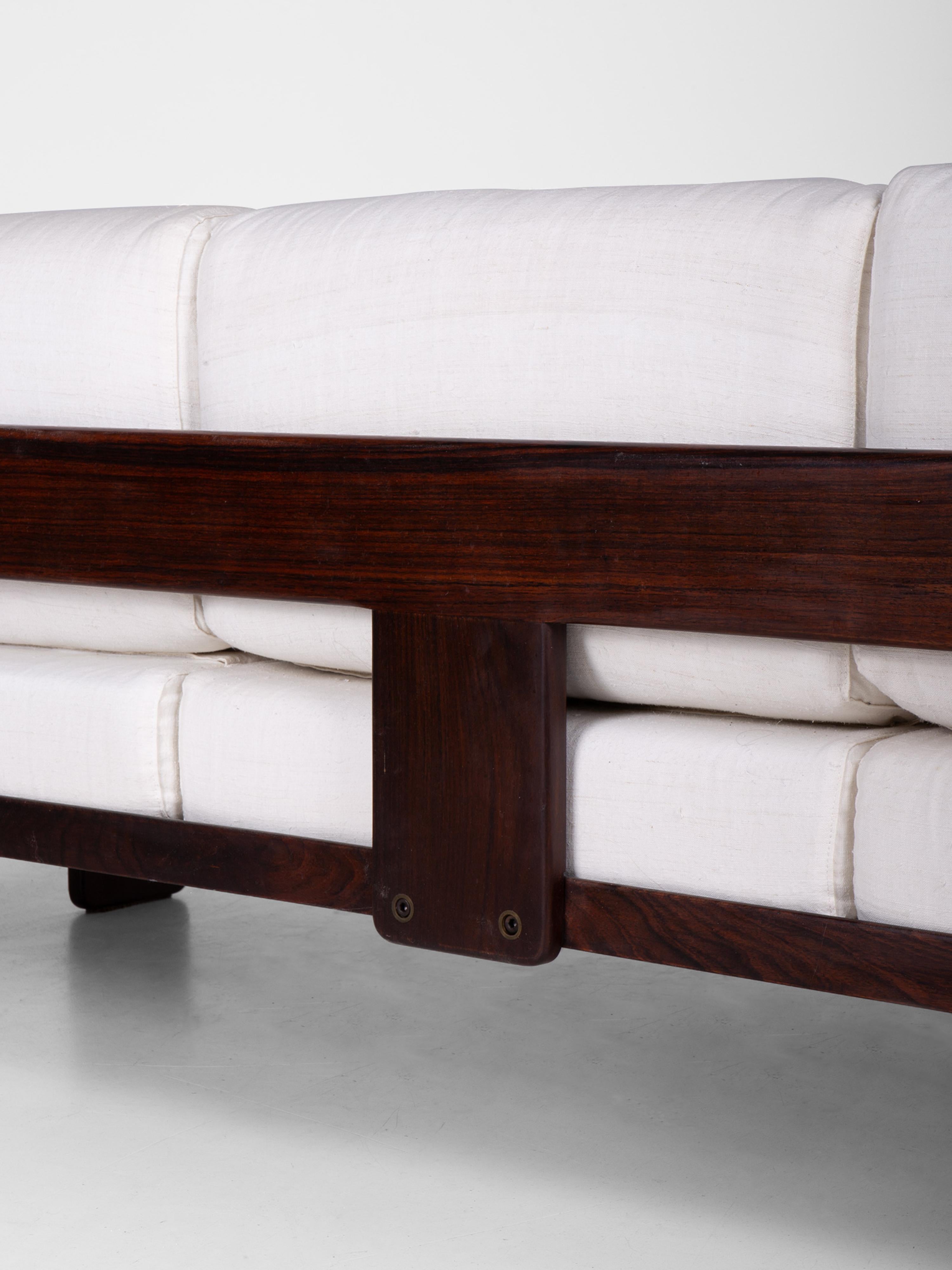 Bastiano sofa in canvas designed by Tobia Scarpa for Gavina 1960 In Good Condition In Ozzano Dell'emilia, IT