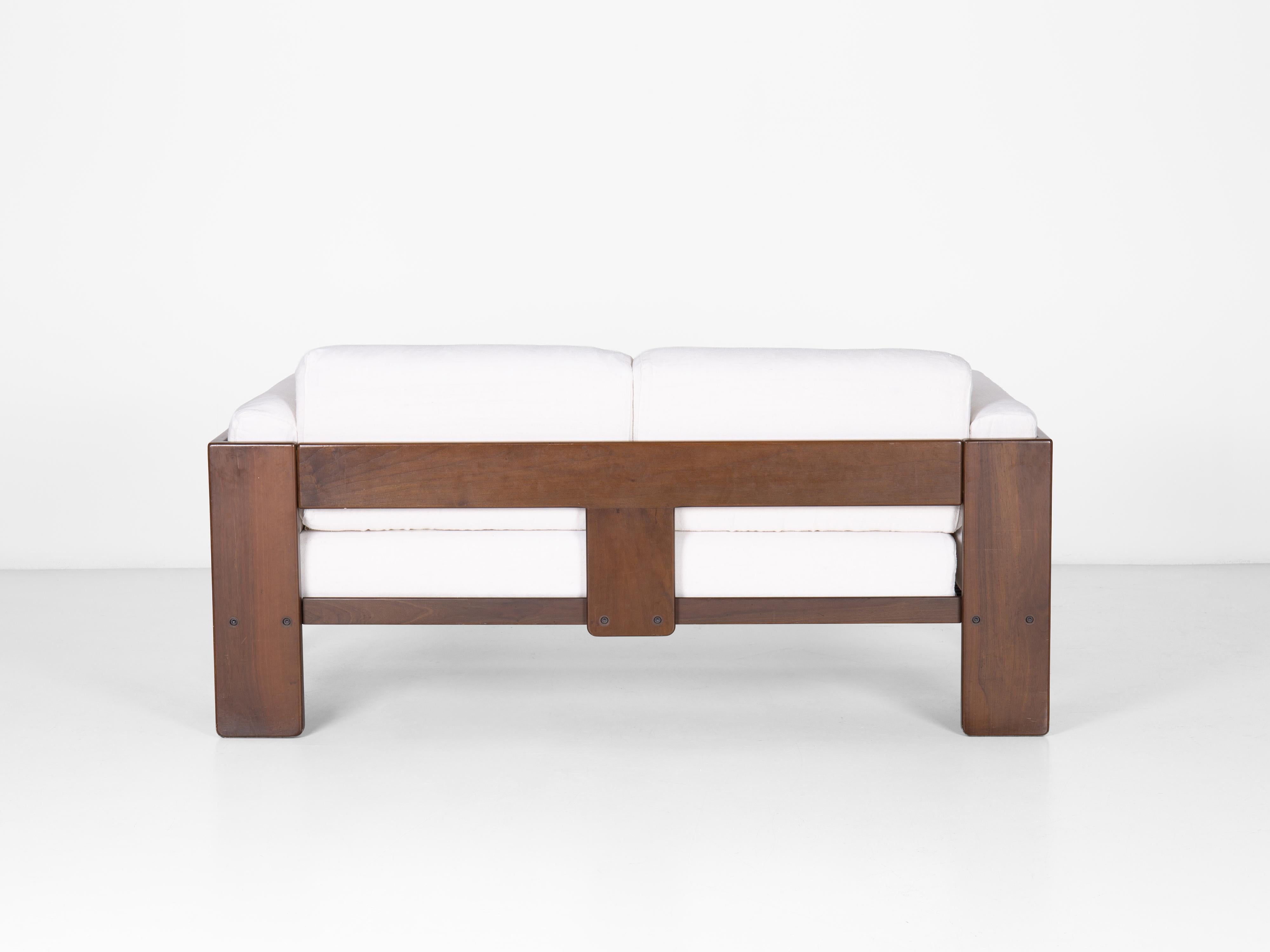 Bastiano sofa in canvas designed by Tobia Scarpa for Gavina 1960 In Good Condition For Sale In Ozzano Dell'emilia, IT