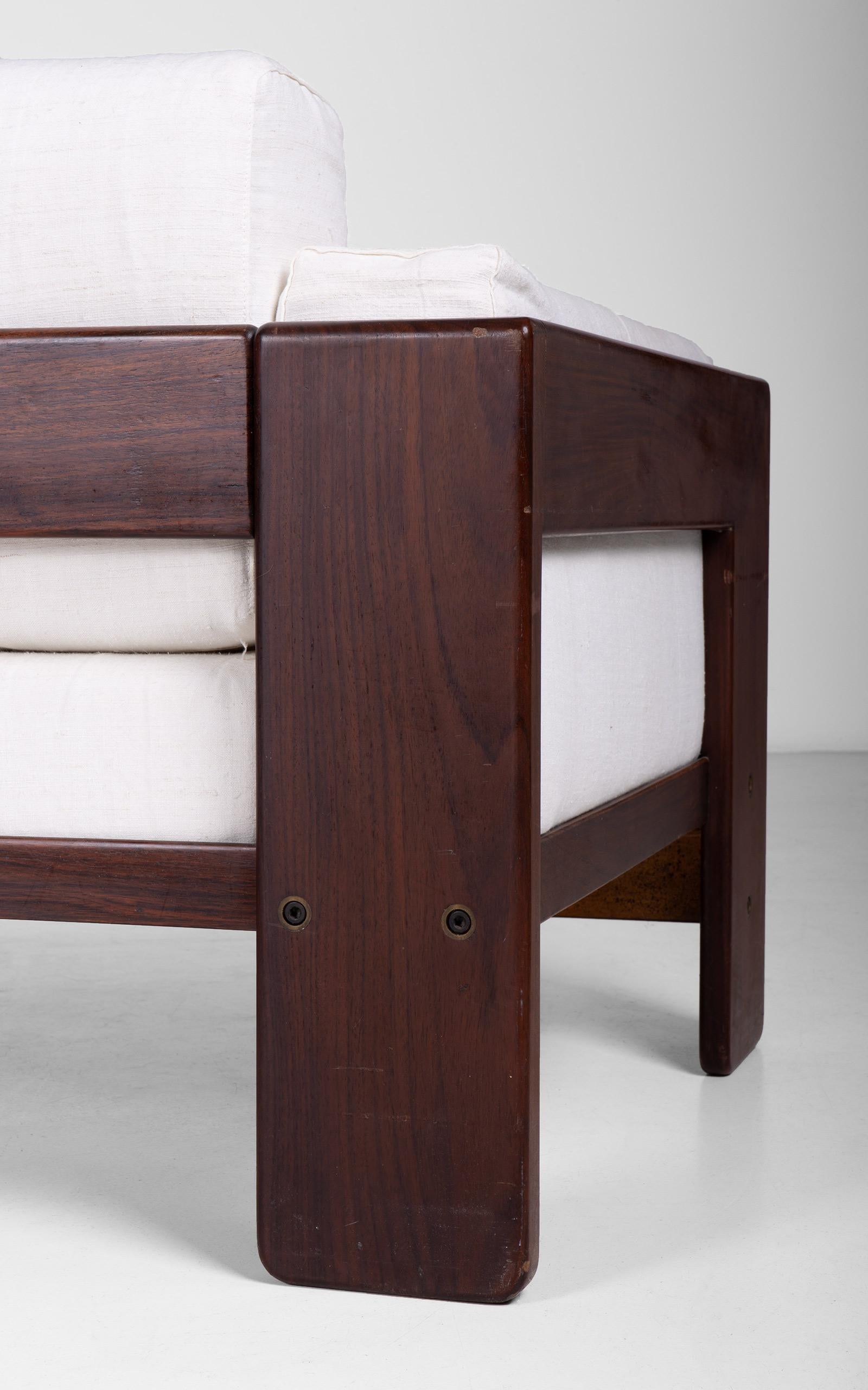 Mid-20th Century Bastiano sofa in canvas designed by Tobia Scarpa for Gavina 1960
