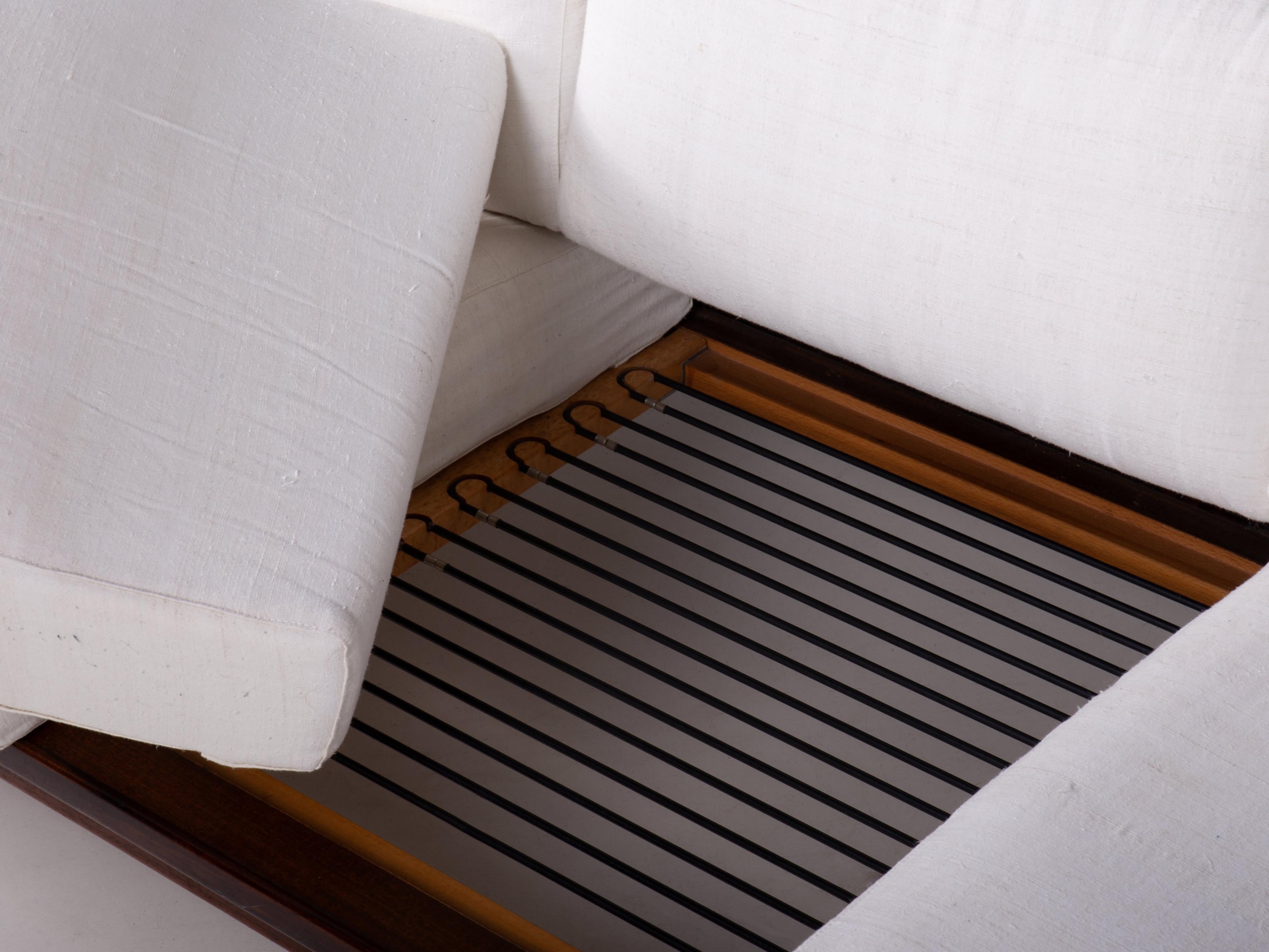 Canvas Bastiano sofa in canvas designed by Tobia Scarpa for Gavina 1960