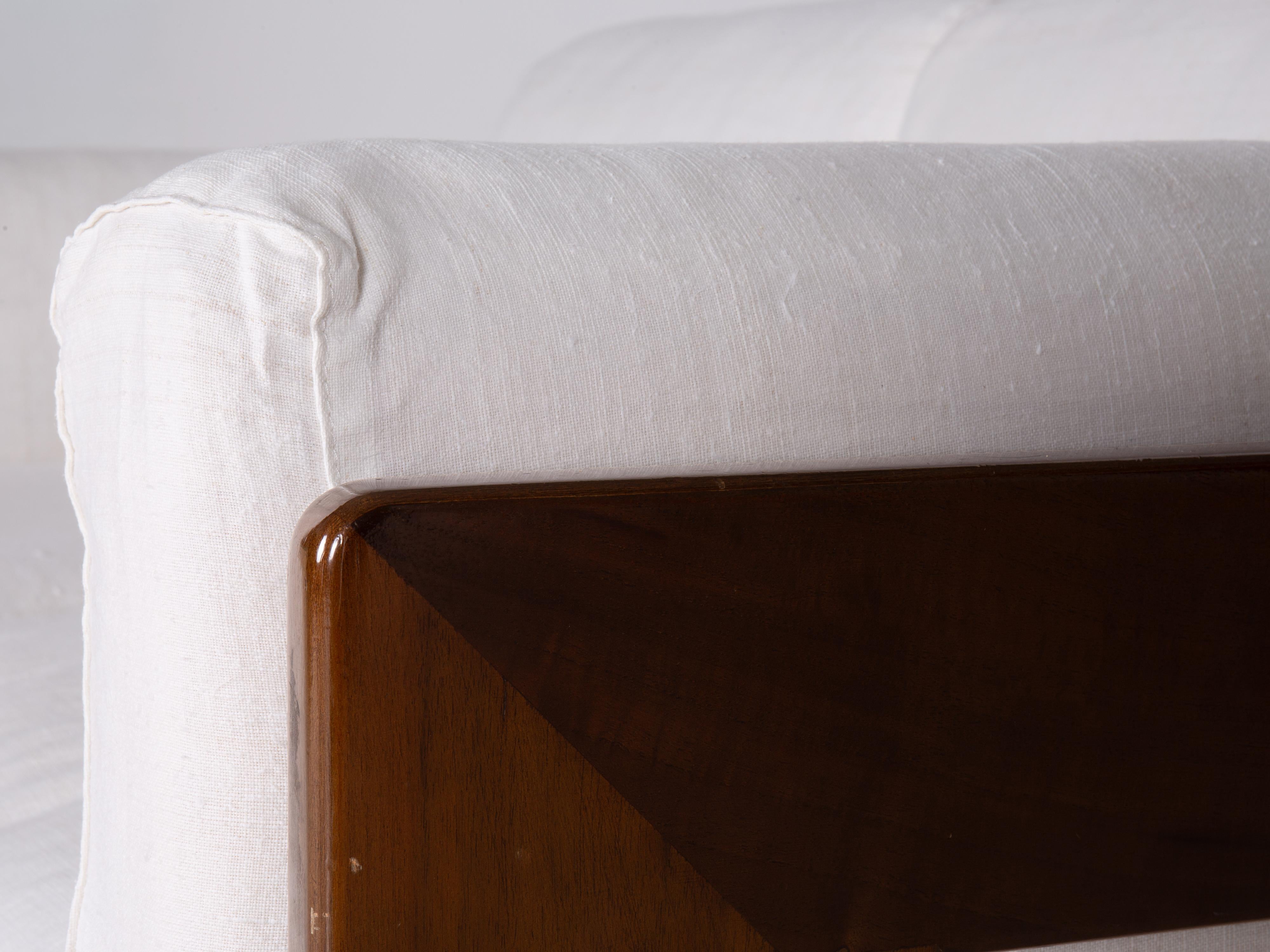 Canvas Bastiano sofa in canvas designed by Tobia Scarpa for Gavina 1960 For Sale