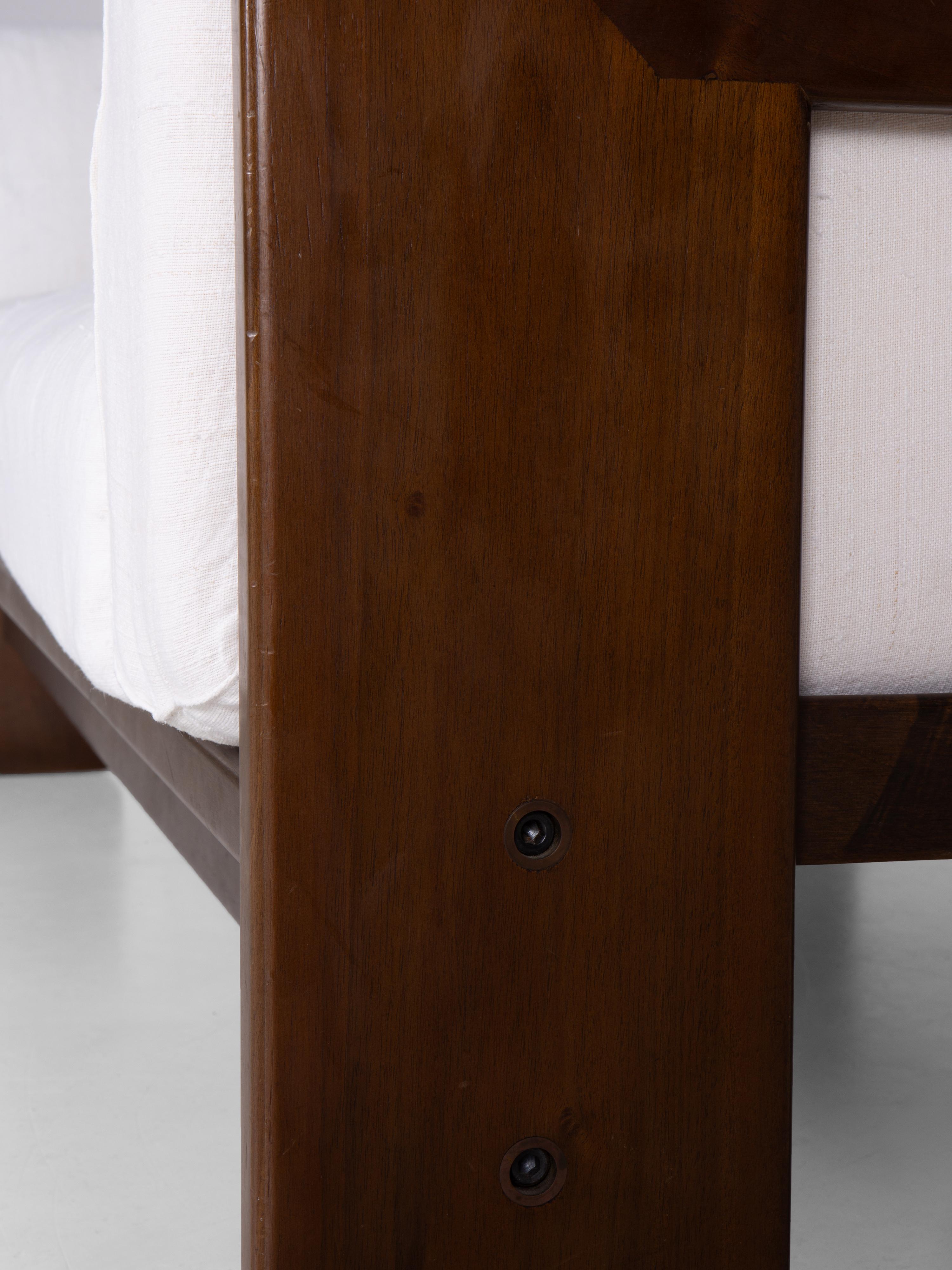 Bastiano sofa in canvas designed by Tobia Scarpa for Gavina 1960 For Sale 1