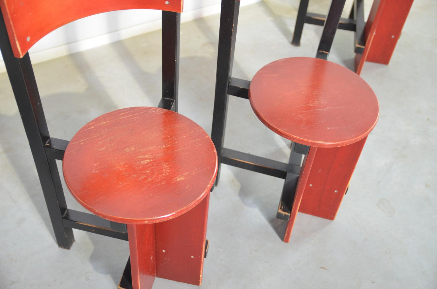 Bastille Chairs by Piet Blom for the Huizinga Group 2