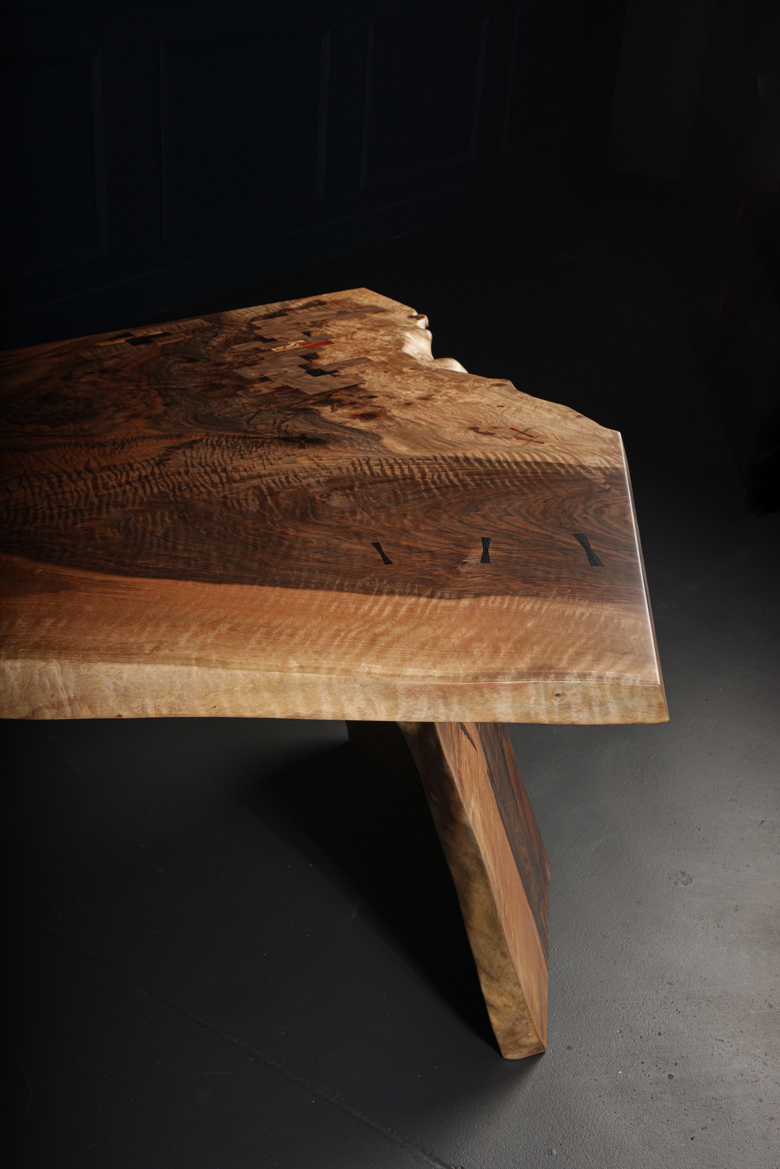 Bastogne Walnut Live Edge, Executive Desk In-Stock 4