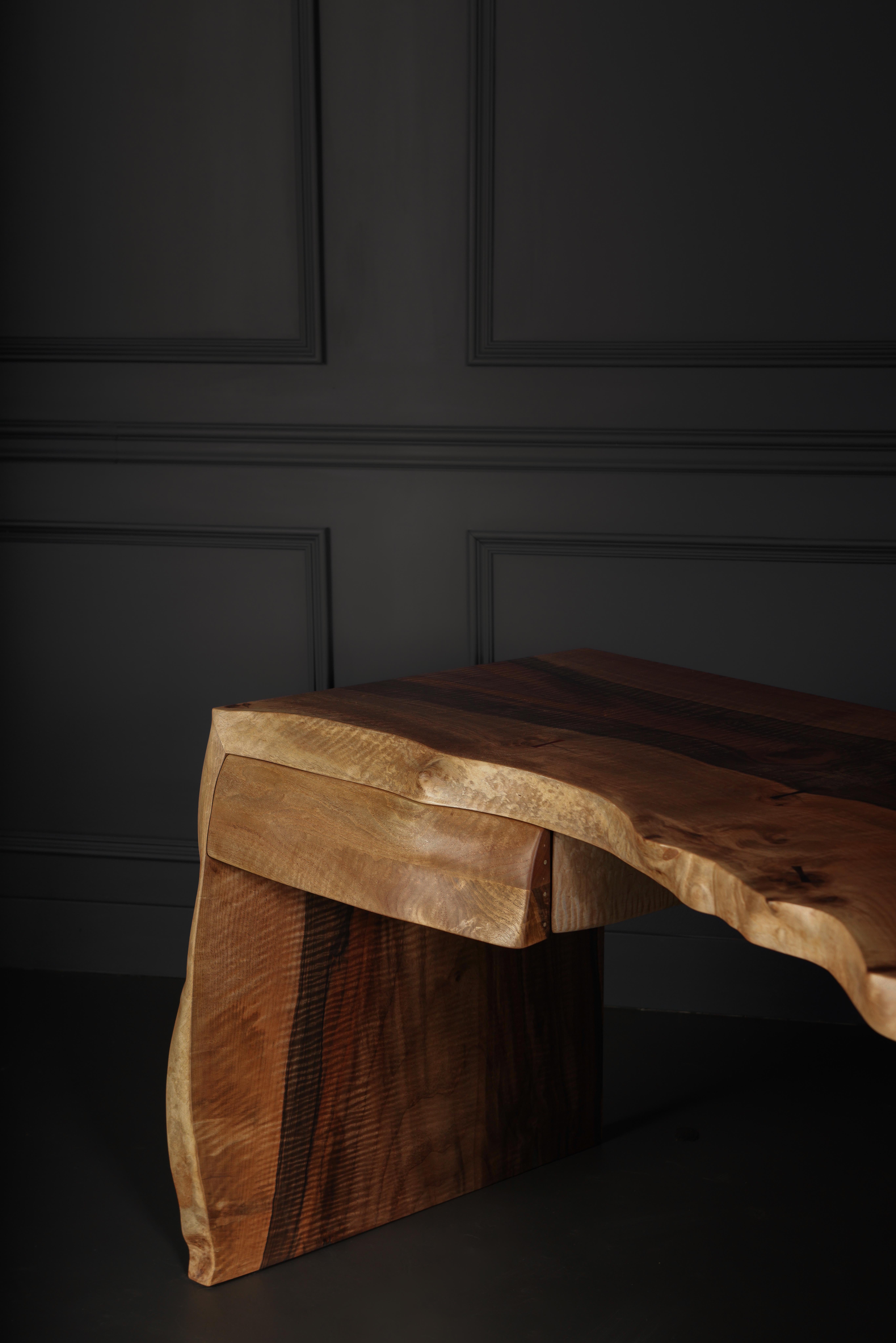 Bastogne Walnut Live Edge, Executive Desk In-Stock 5