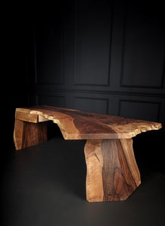 Bastogne Walnut Live Edge - Bureau de direction en stock