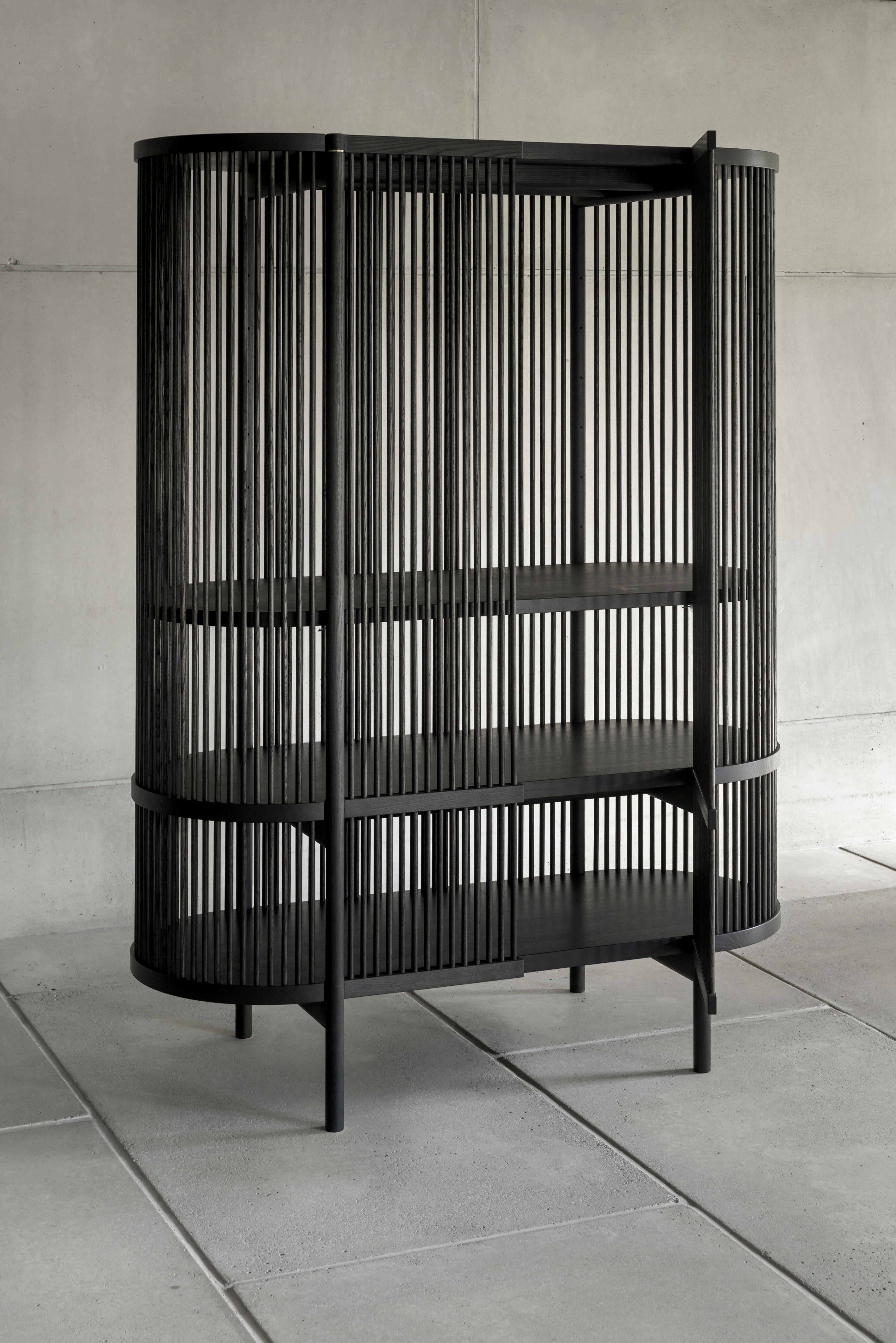 Bastone Cabinet in Black by Poiat In New Condition For Sale In Helsinki, FI