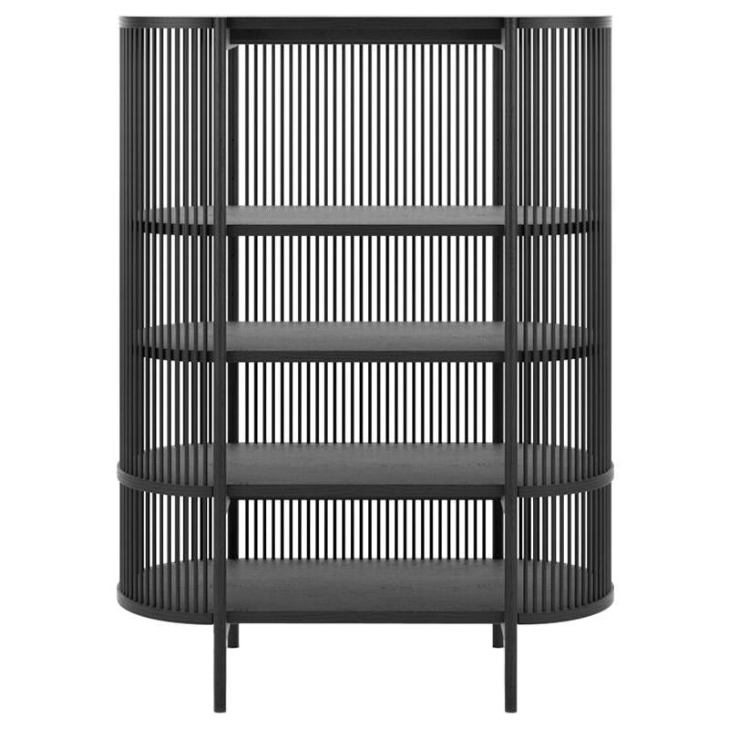 Bastone Cabinet in Black by Poiat For Sale