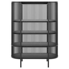 Bastone Cabinet in Black by Poiat