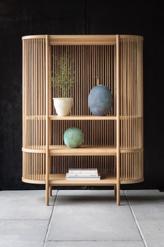 Bastone Cabinet in Oak by Poiat