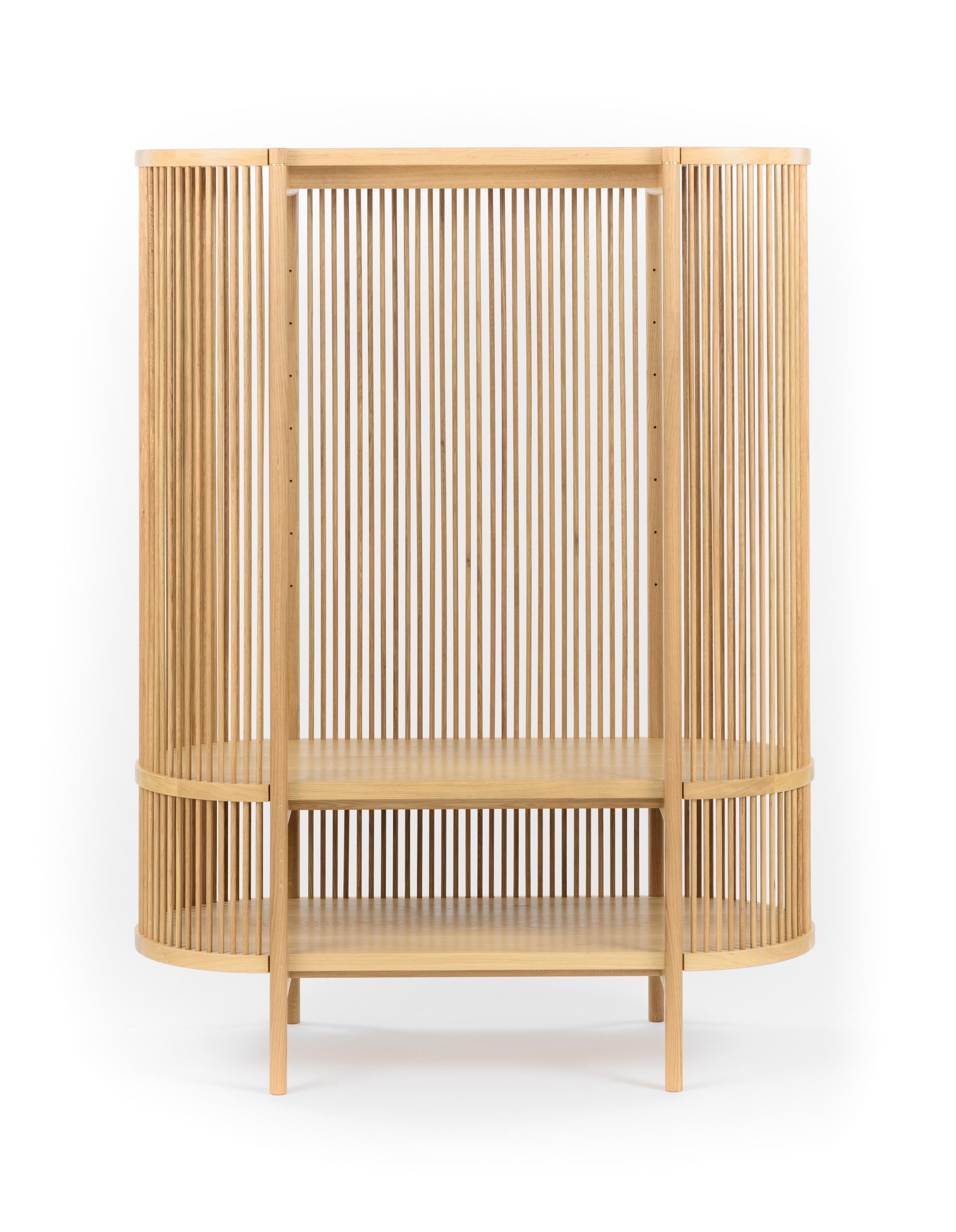 Bastone Cabinet in Oak by Poiat In New Condition For Sale In Helsinki, FI