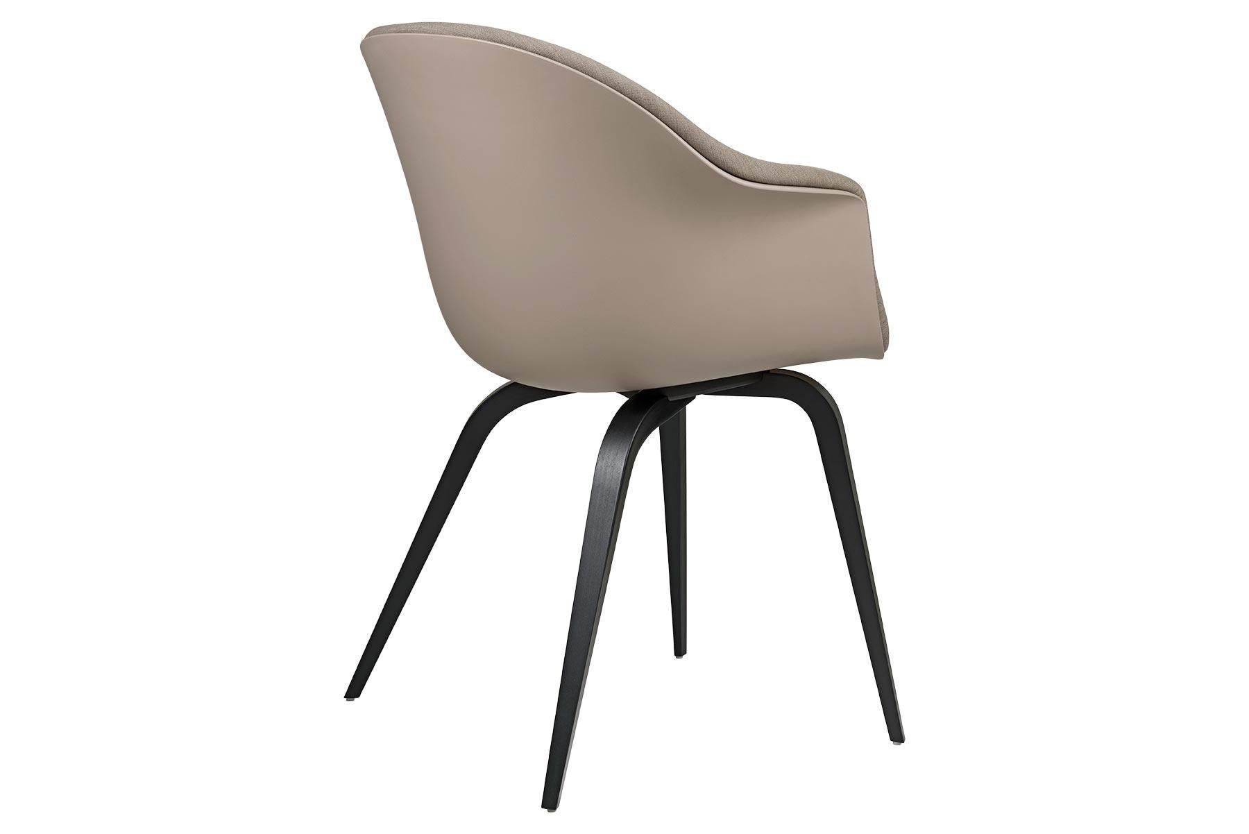The Bat Dining Chair, designed by Danish-Italian design-duo GamFratesi, carries strong references to the interesting characteristics of bats, with its inviting, distinctive shell reminiscent of the shape of a bat’s wingspan. Balancing between the