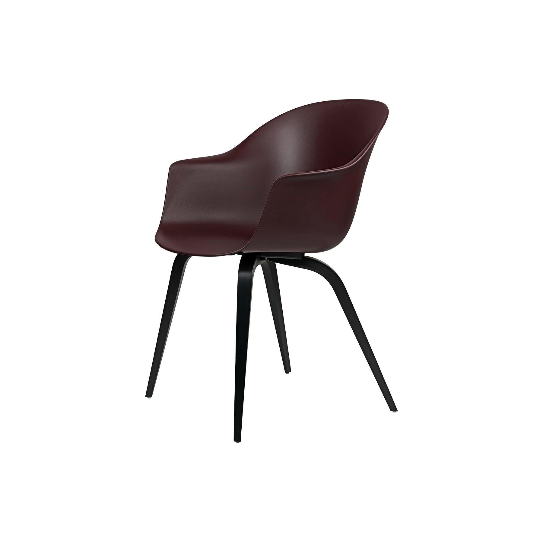 Silla de comedor Bat, sin tapizar, roble natural