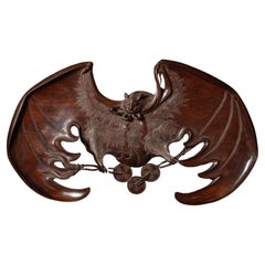 Antique Bat Plaque