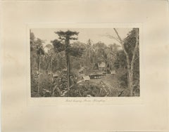 Batak Kampong Village, Sumatra Dutch East Indies - Kleingrothe Photogravure 1900