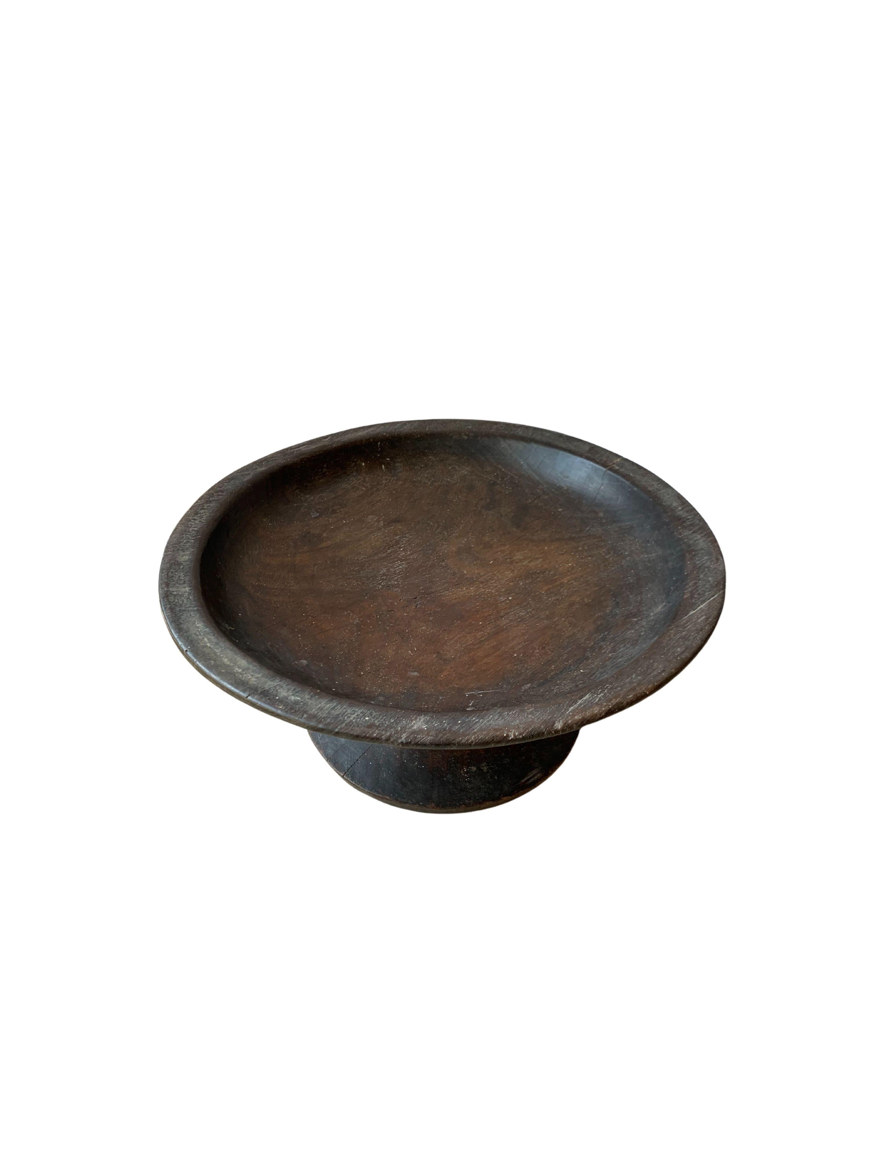 Batak tribe ceremonial bowl from jackfruit wood, early 20th century. The Batak Tribes are ethnic groups predominantly found in North Sumatra, Indonesia. 

 