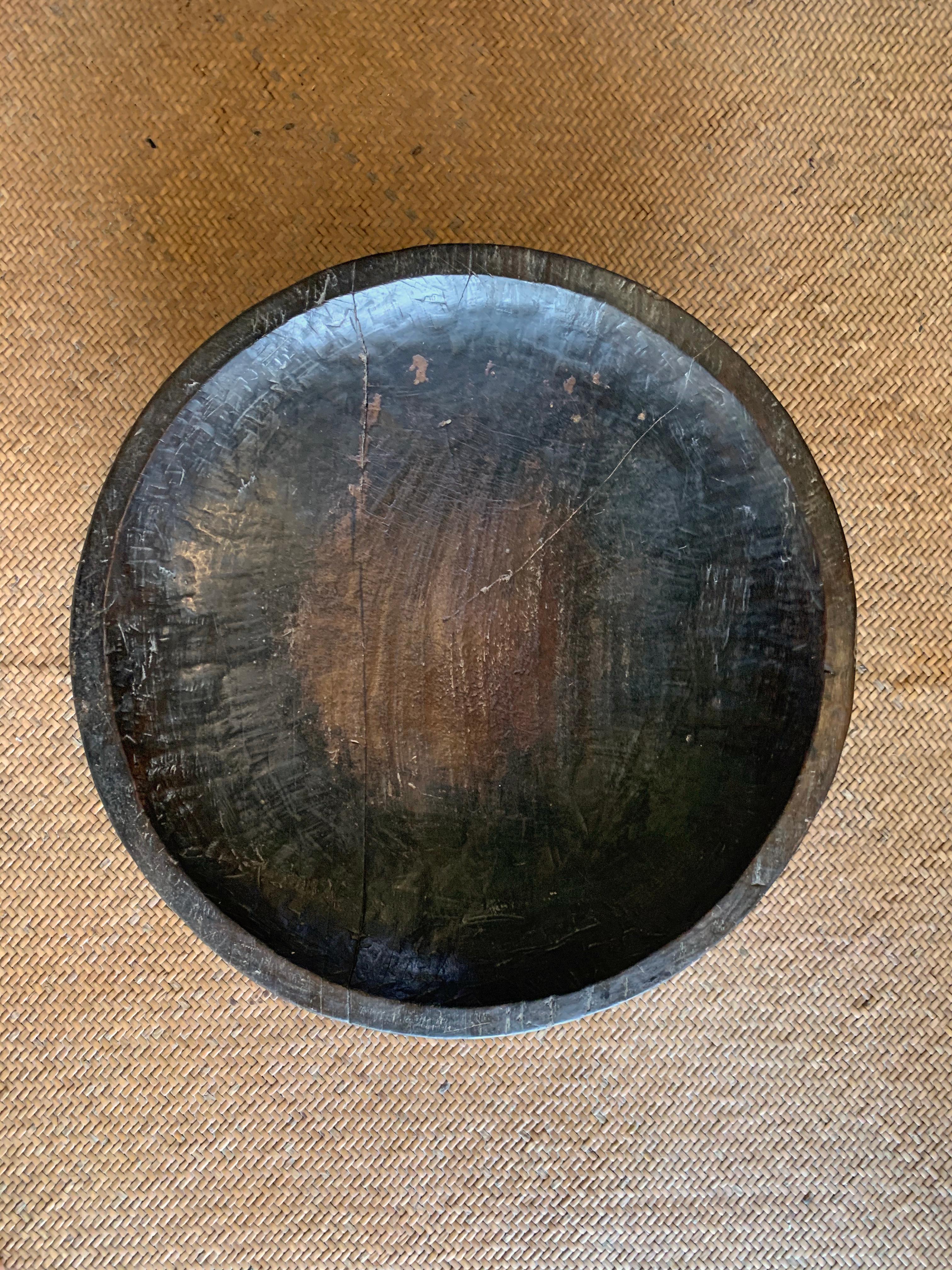 Other Batak Tribe Ceremonial Bowl from Jackfruit Wood, Early 20th Century