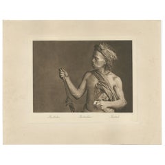 Batak Warrior Portrait, Sumatra, C J Kleingrothe, Dutch East Indies c1910
