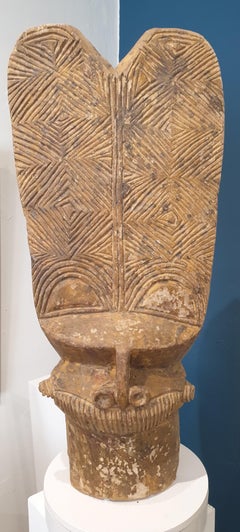 A Large Scale, Beautifully Sculpted and Patinated Batcham Cameroon Mask.