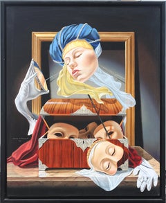 Batchelor oil on canvas "Public Appearances"