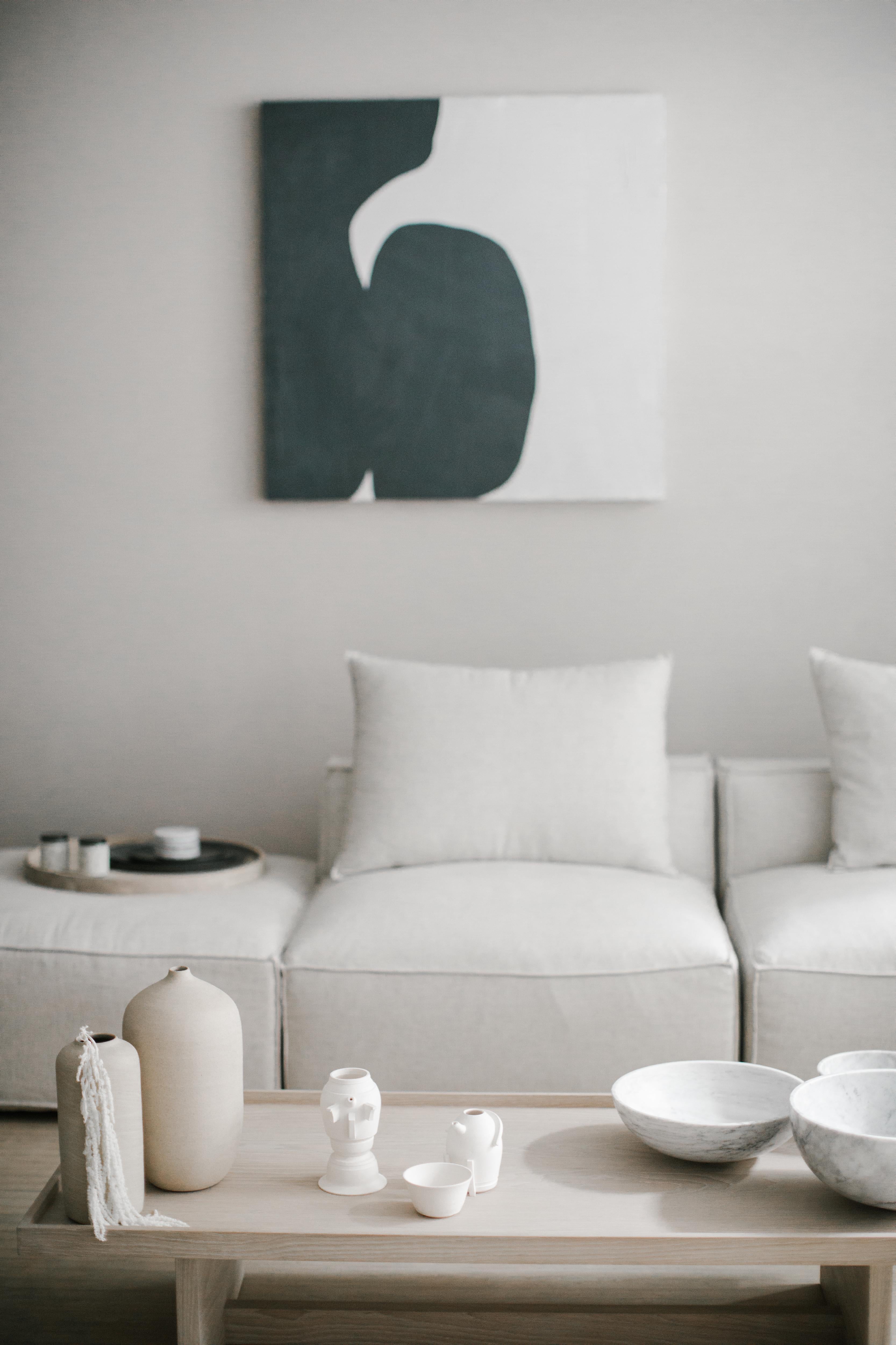 Mesa baja Batea chapada en roble blanco en Nuevo estado para la venta en Mexico City, MX